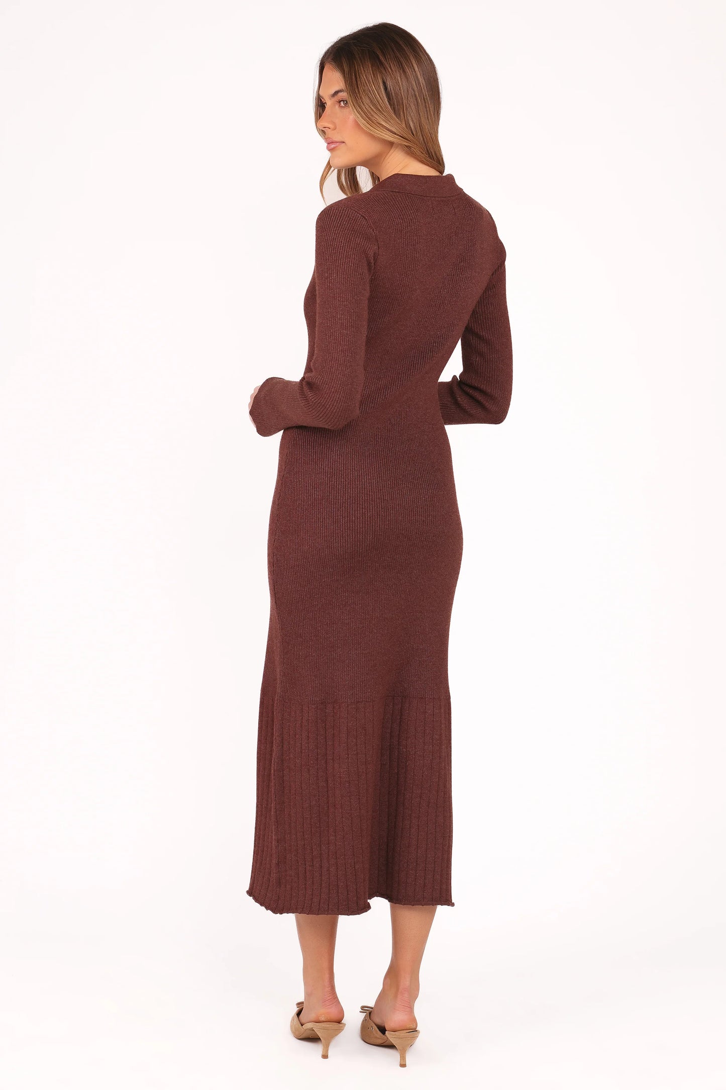 Makenna Knit Dress - Brown