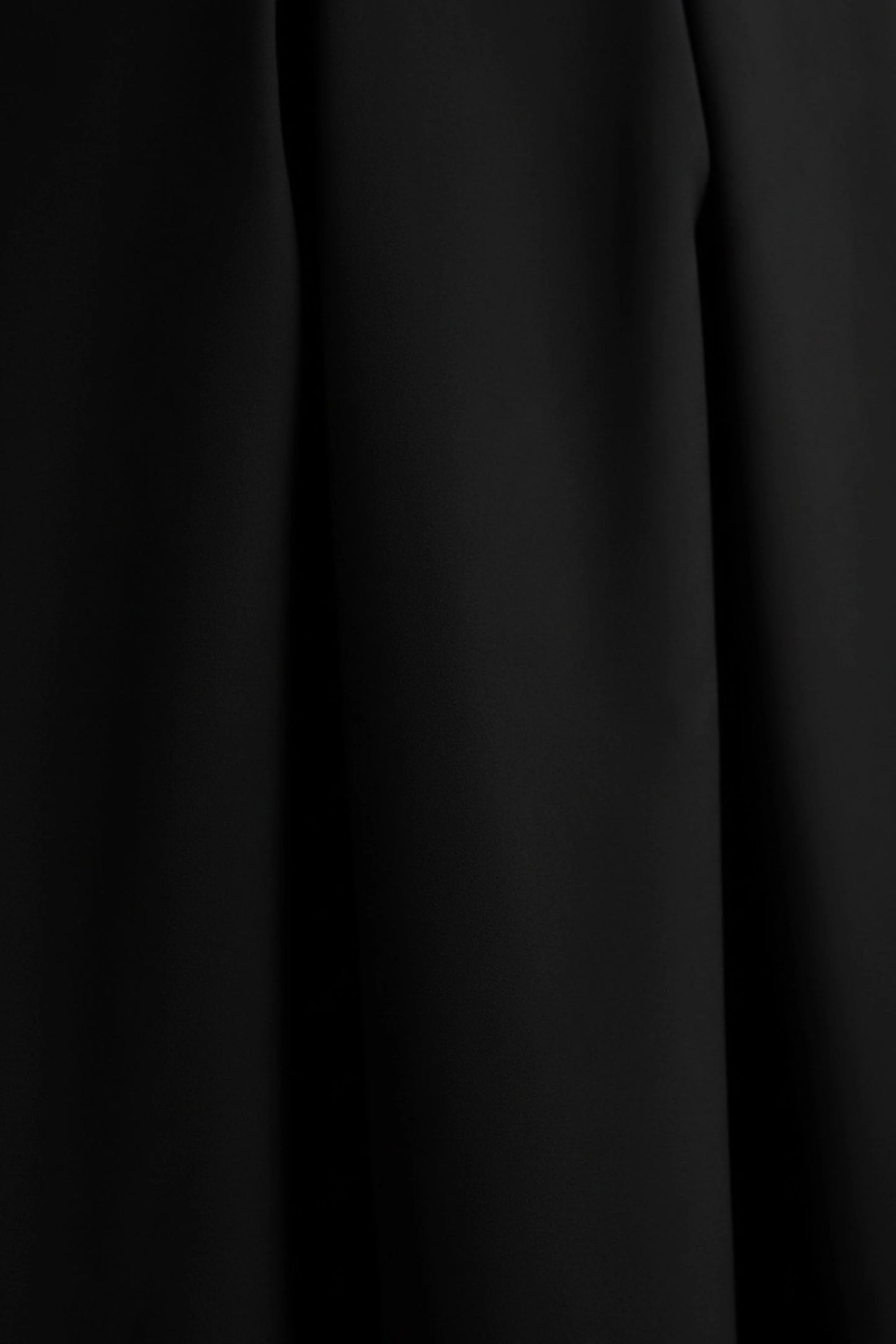 Thalia Black High-Neck Midi Dress With Sheer Mesh Cape