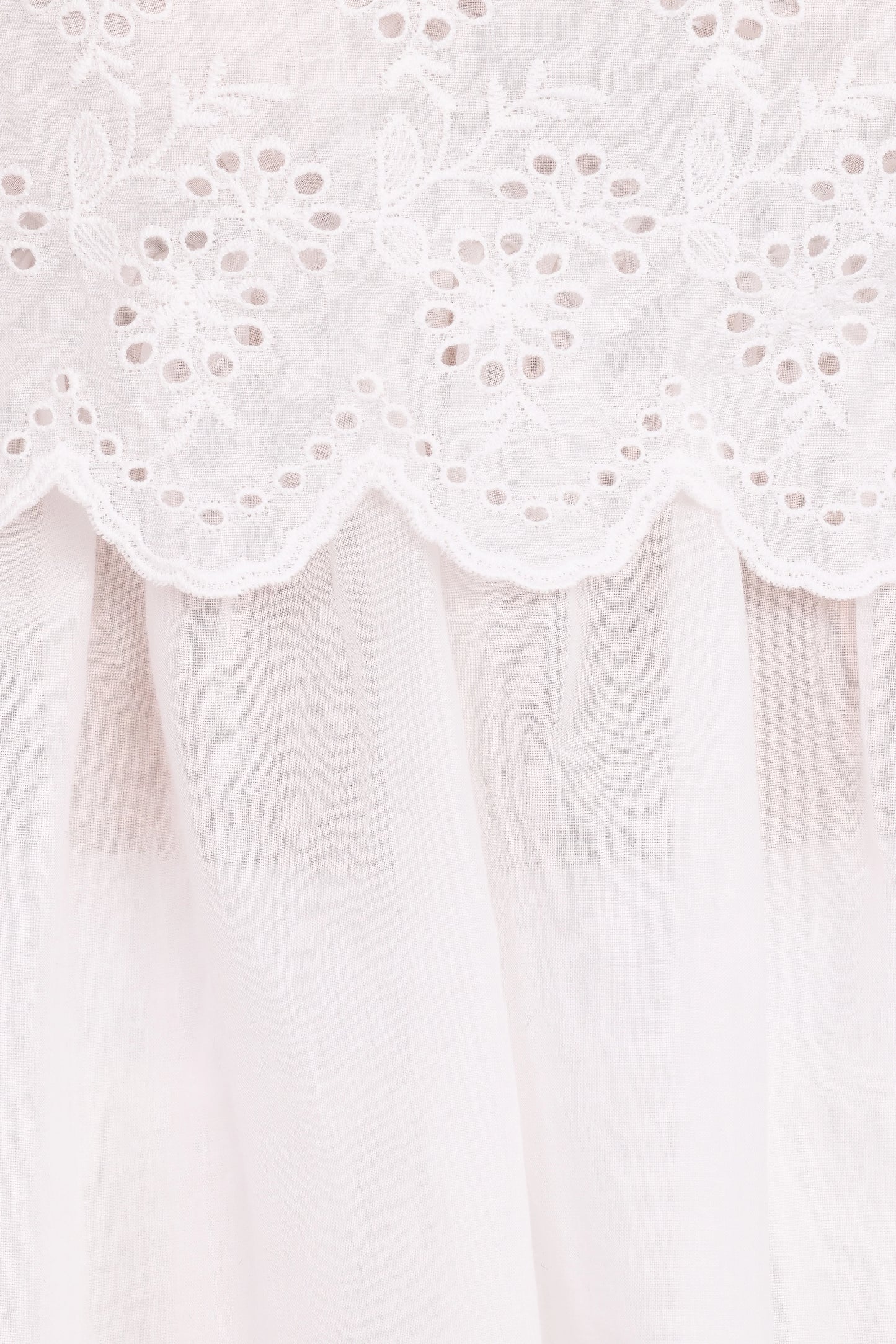 Zera Eyelet Top - White