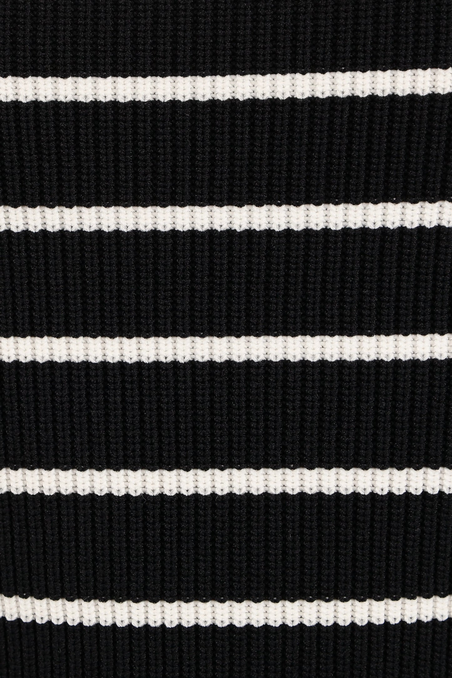 Tegan Knit Top - Black Stripe