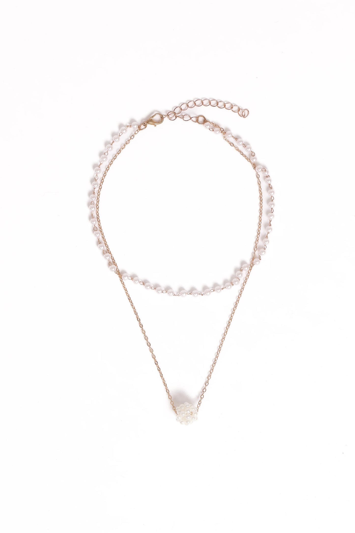 Viola Necklace Set - Pearl/Gold