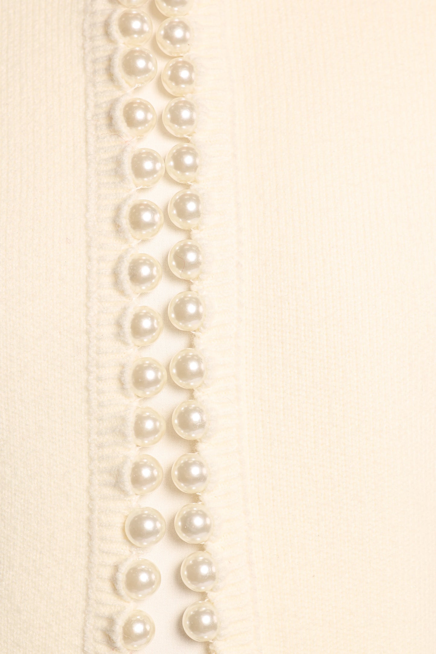 Bloom Pearl Knit Cardigan - Cream