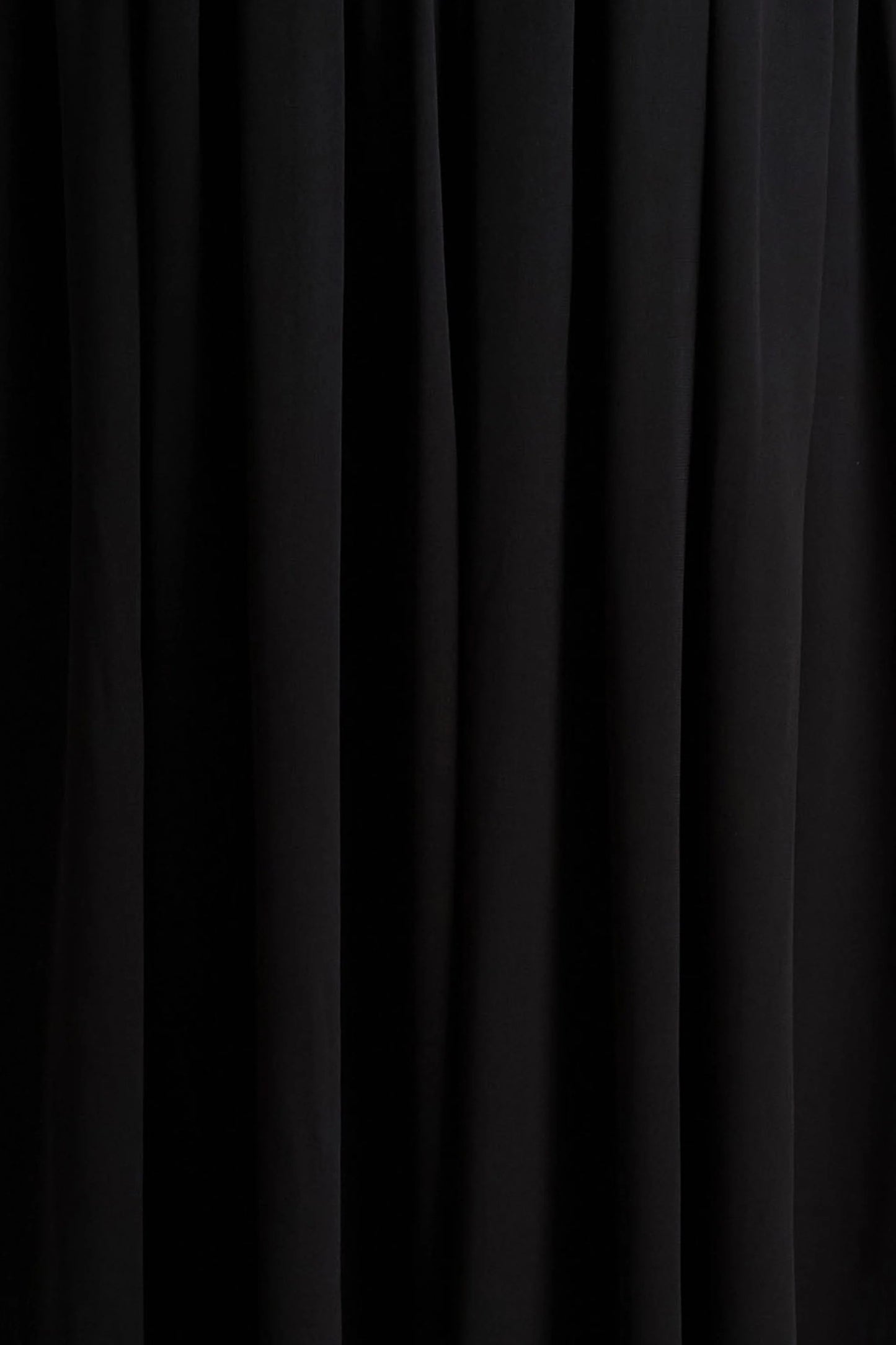 Spencer Black Chiffon Pleated Maxi Skirt