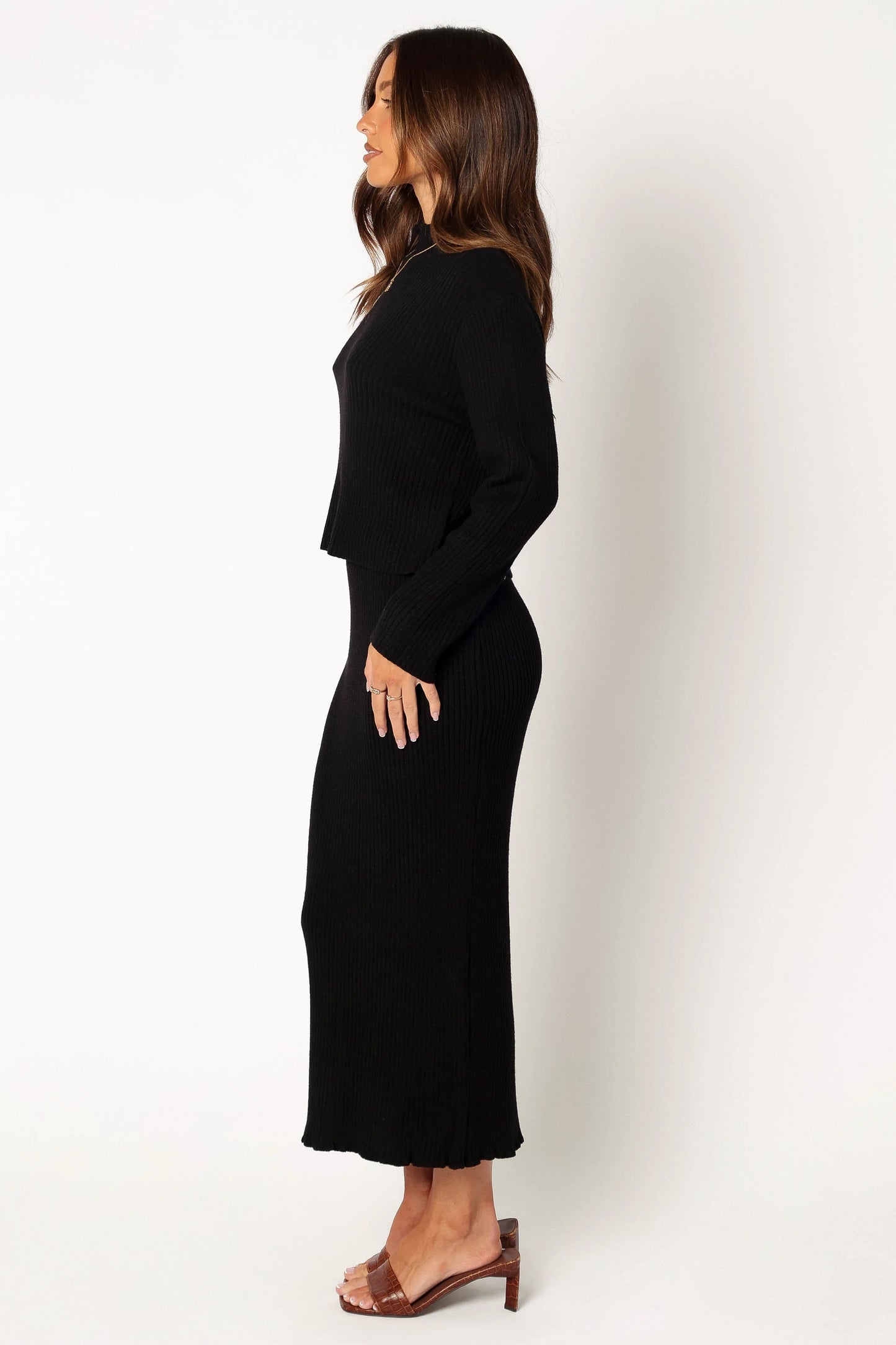 Payton Knitted Set - Black