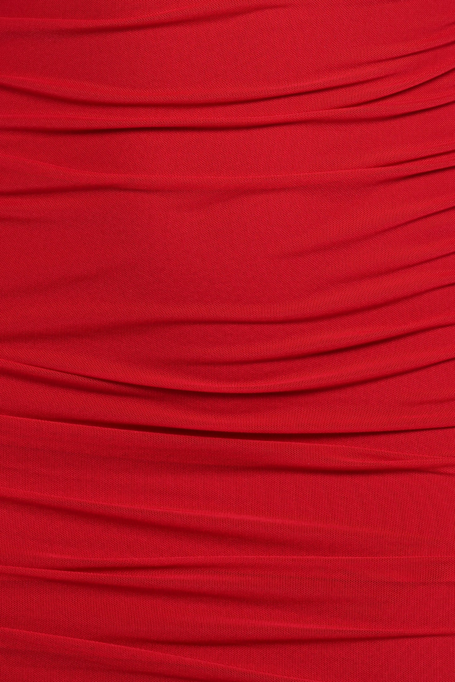 Austin Long Sleeve Mini Dress - Red