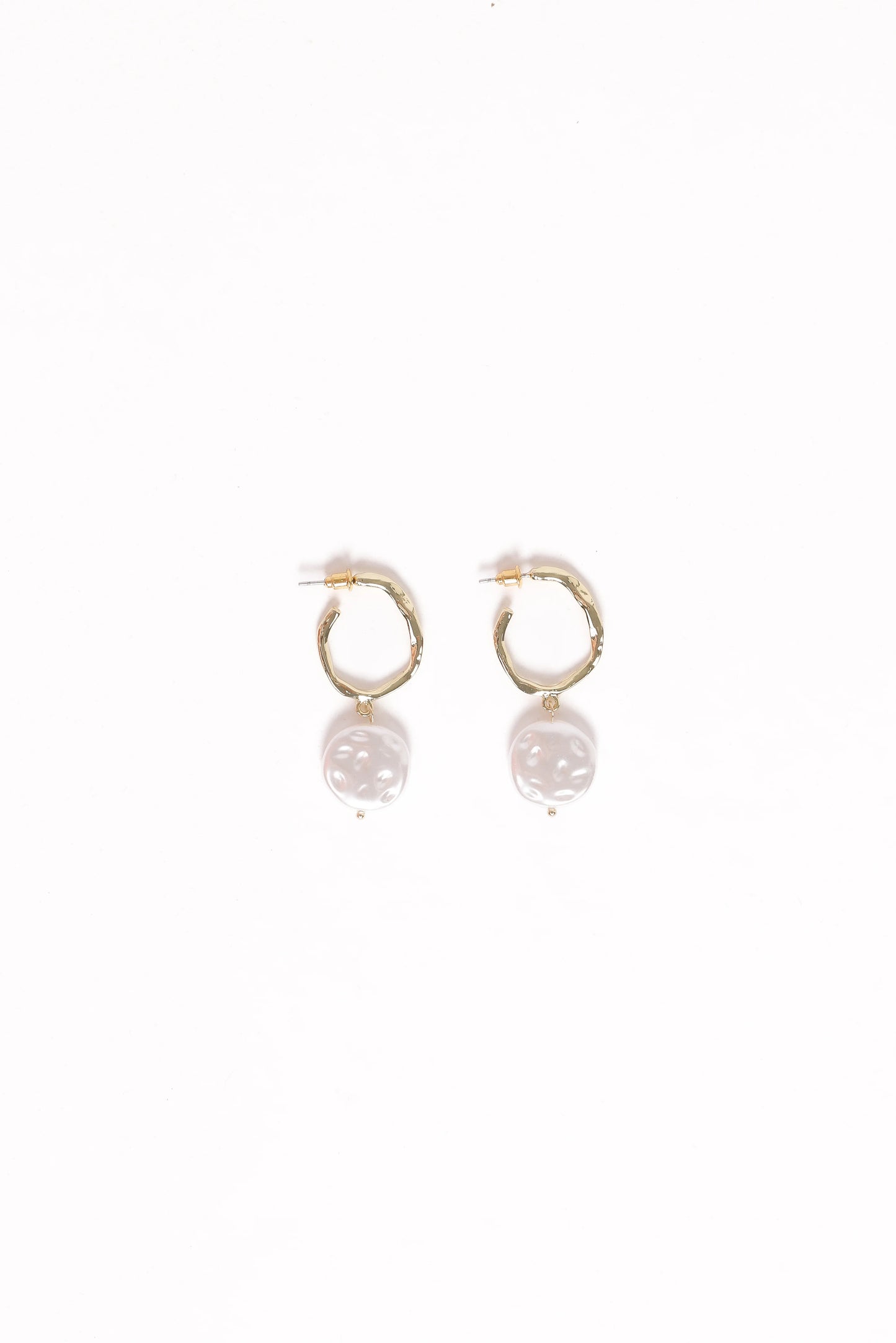 Carina Pearl Earrings - Gold