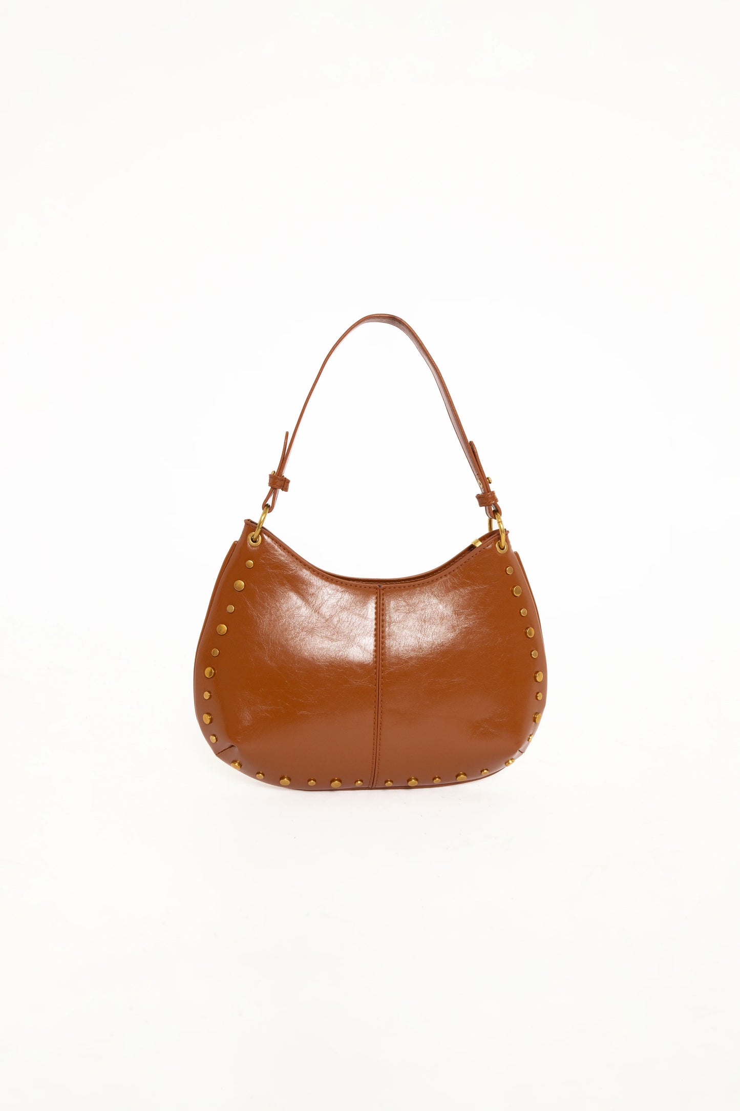 Celia Studded Bag - Tan