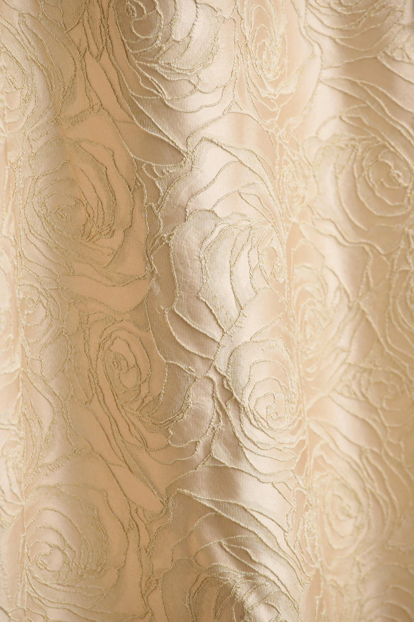 Hypnotic Gold Jacquard Bandeau Midi Dress