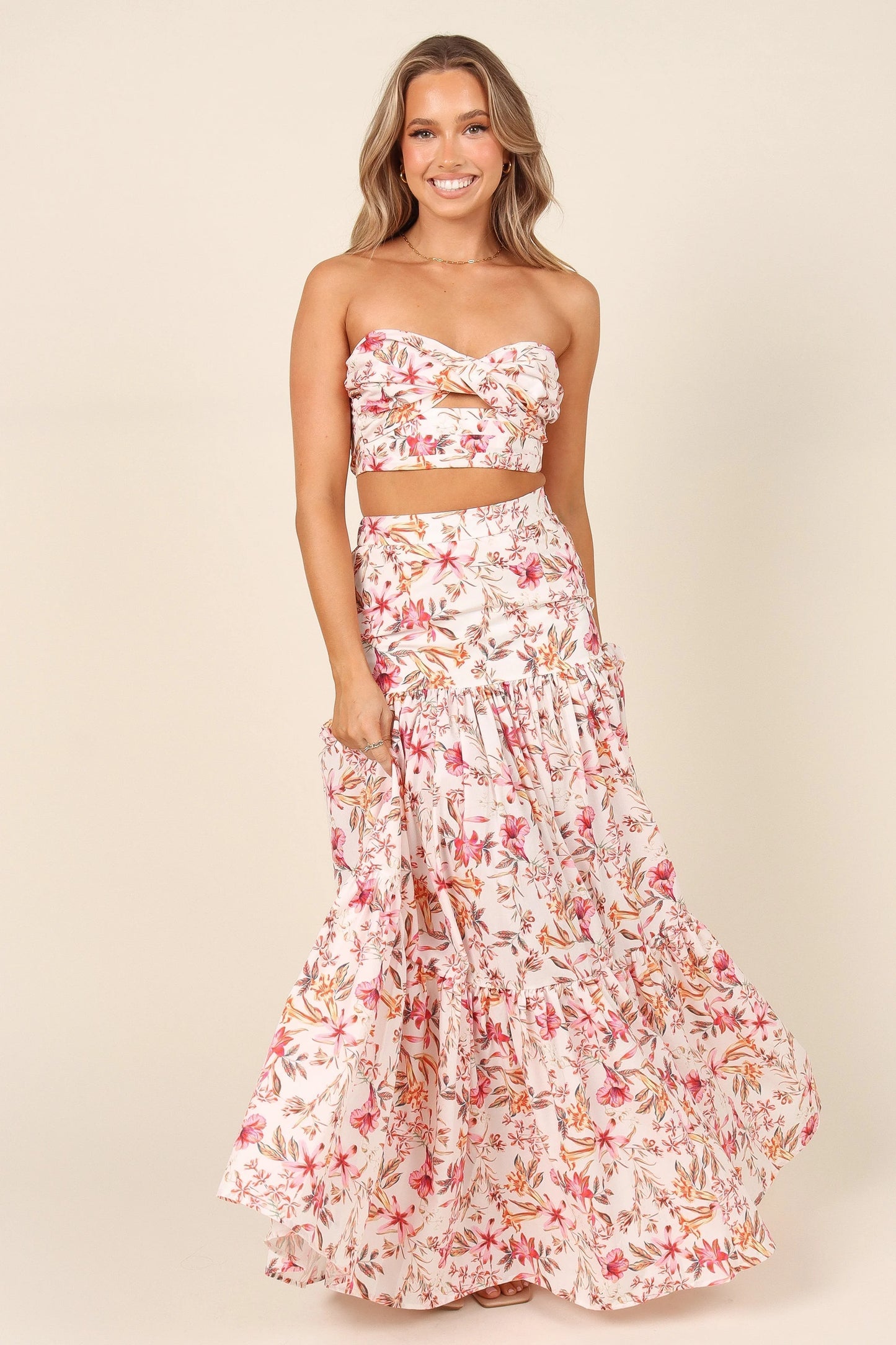 Hydra Top - White Floral