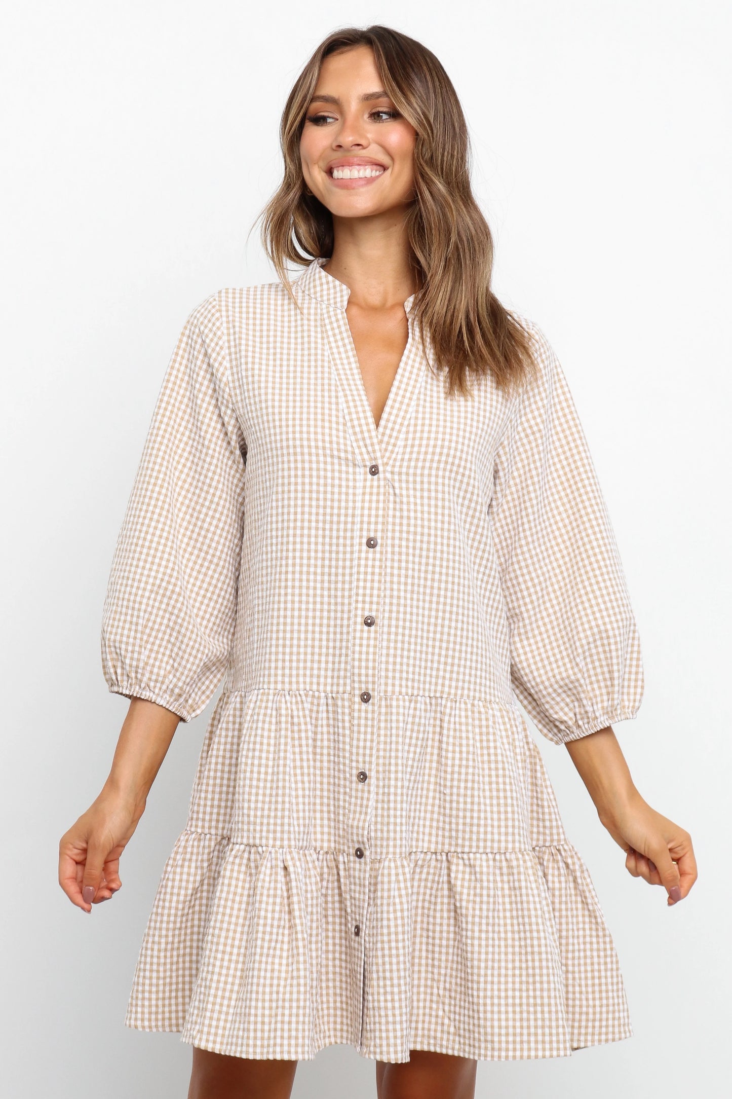 Daria Dress - Beige