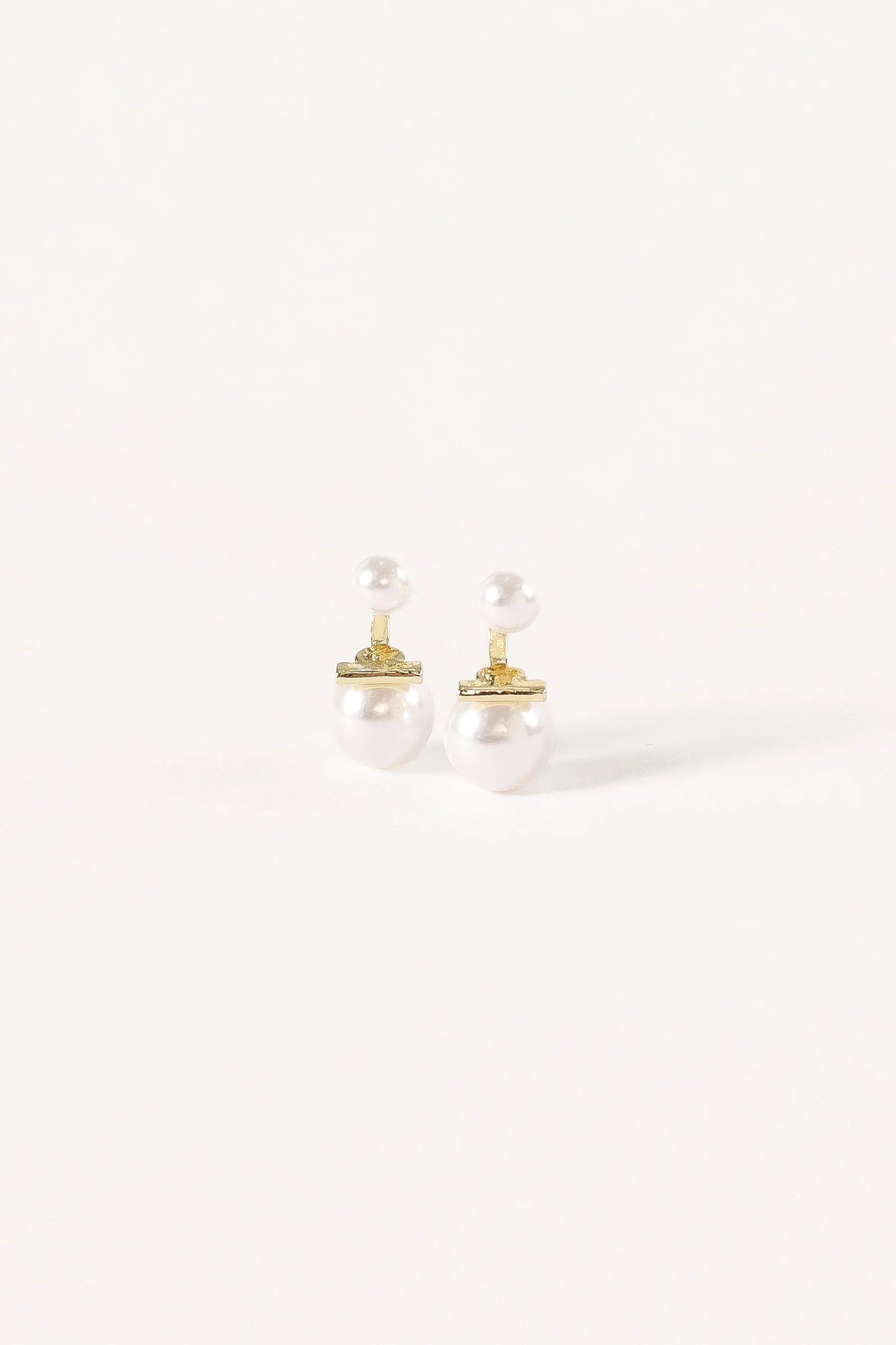Astrid Pear Earrings - Gold