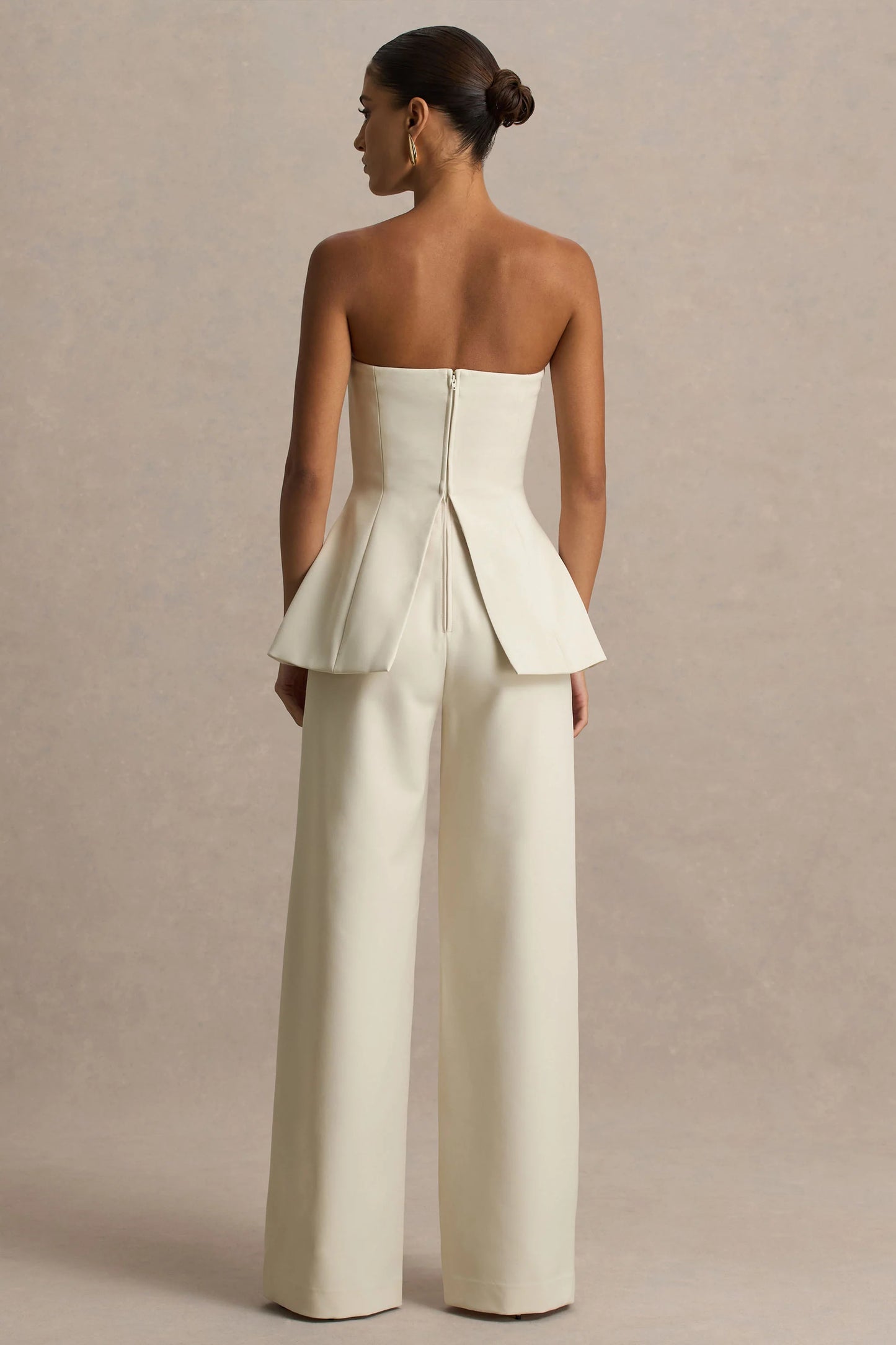 Zoey Nude Bandeau Jumpsuit