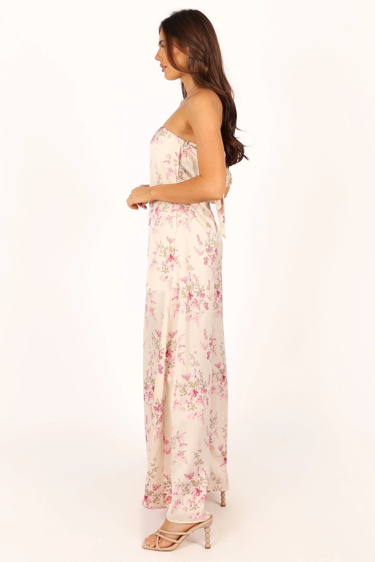 Giselle Strapless Jumpsuit - Off White