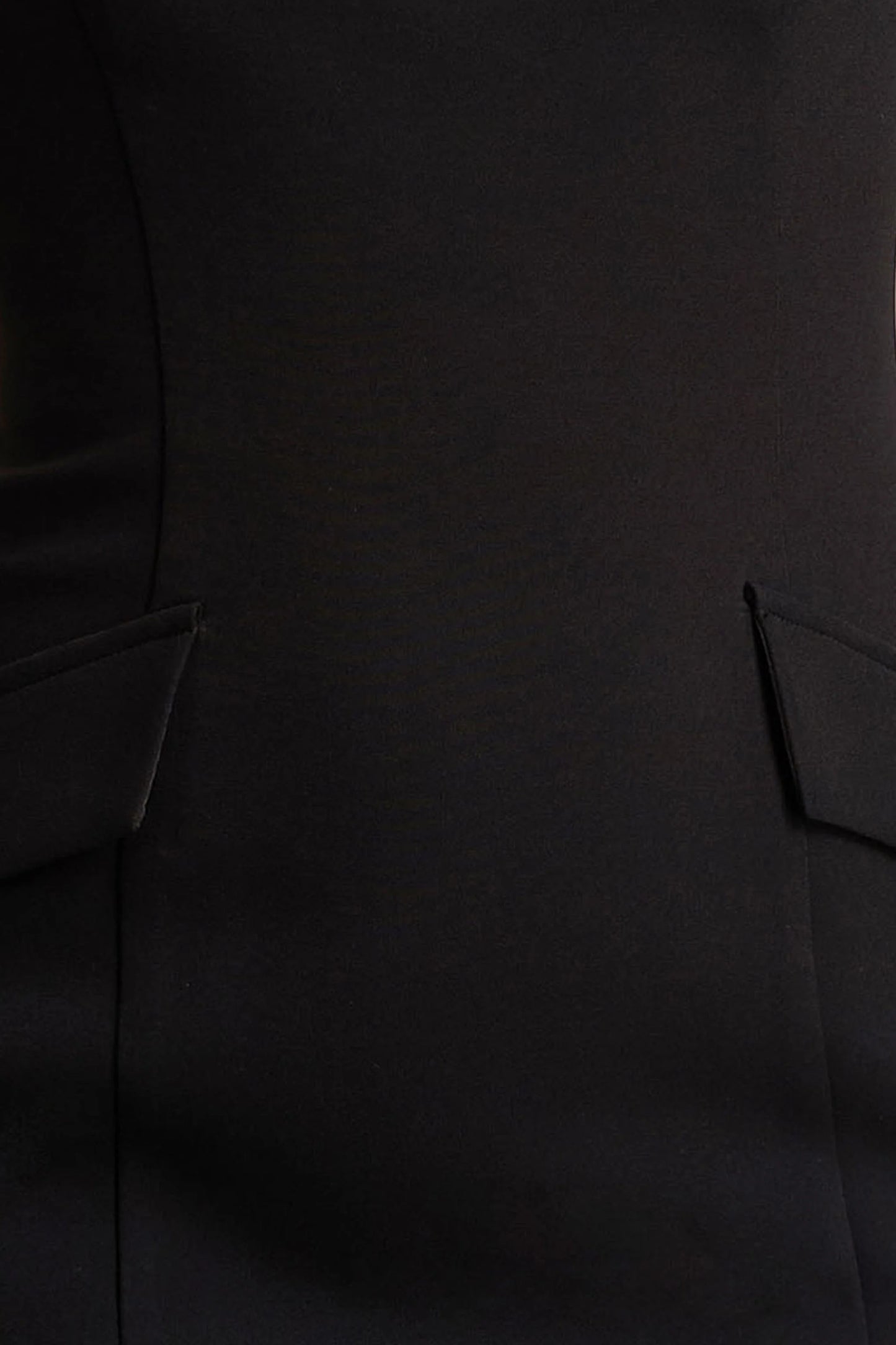 Vaila Black Crew-Neck Maxi Dress