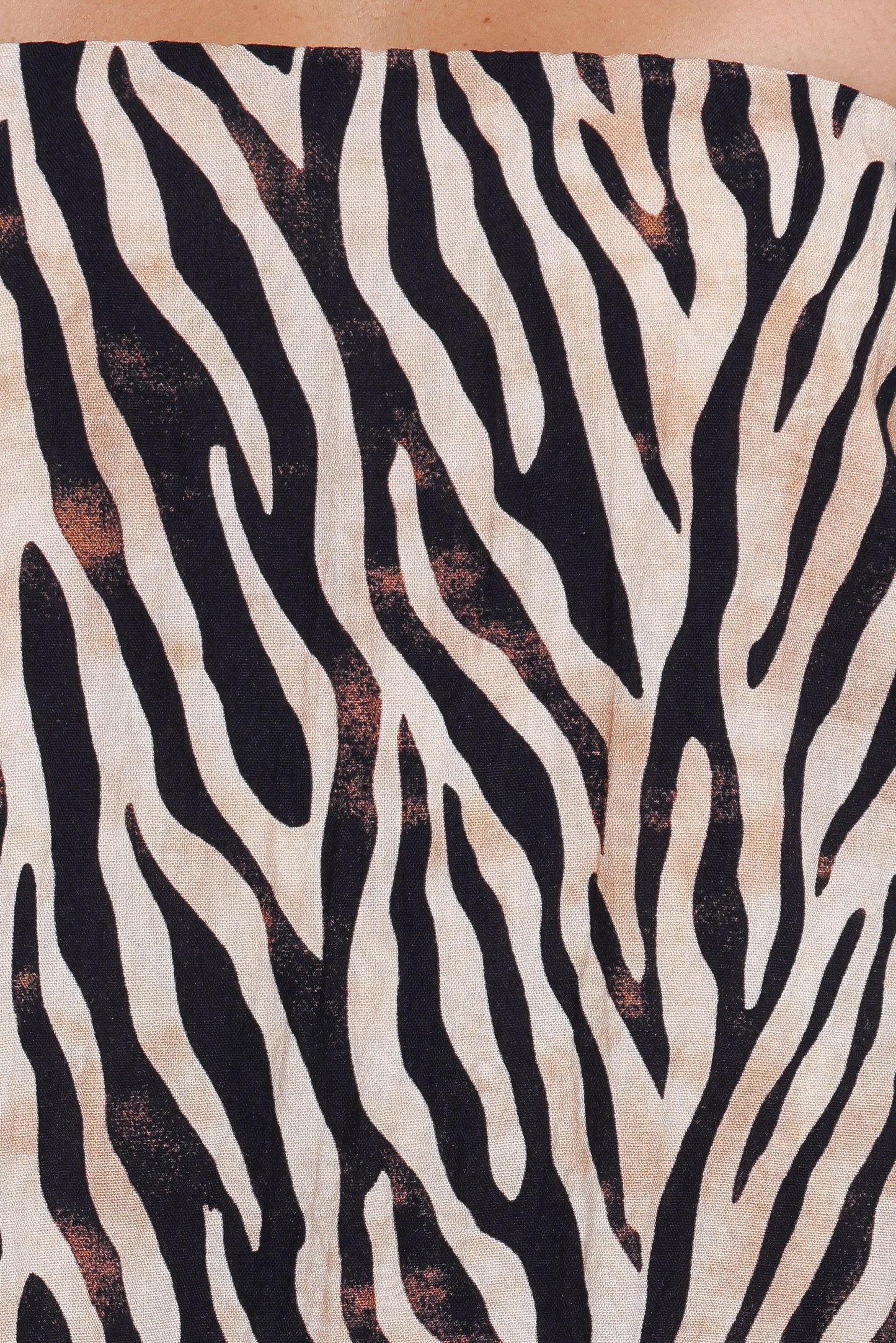 Agnes Skirt Set - Brown Zebra
