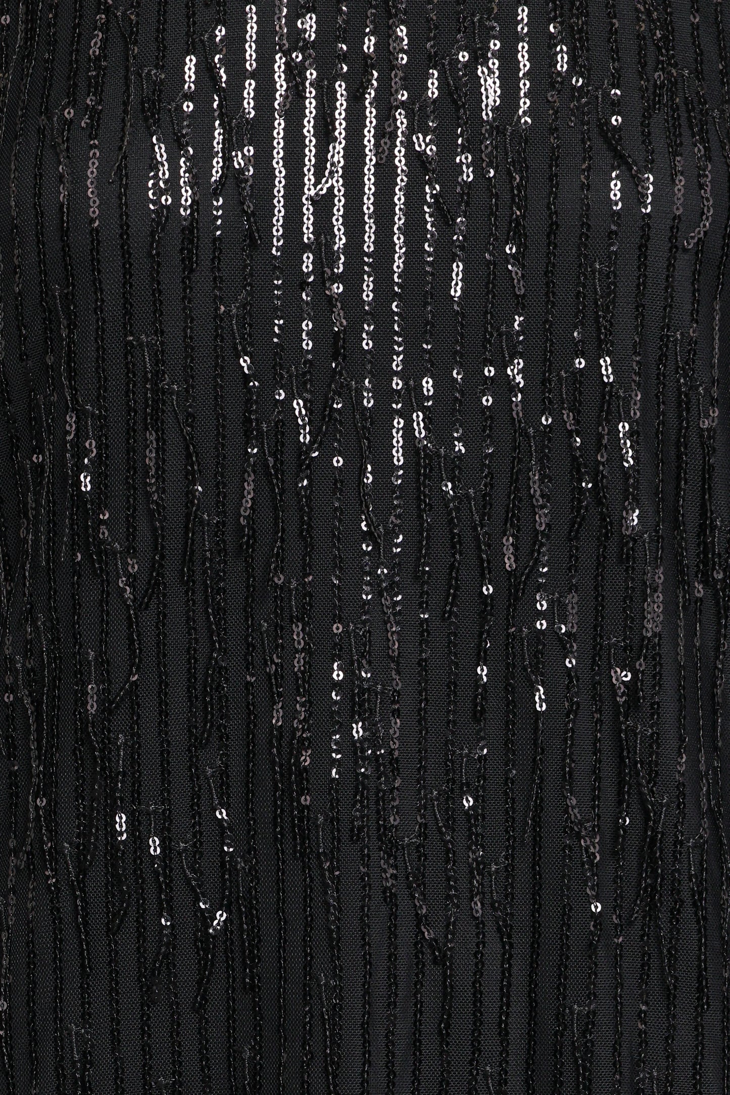 Serena Sequin Mini Dress - Black
