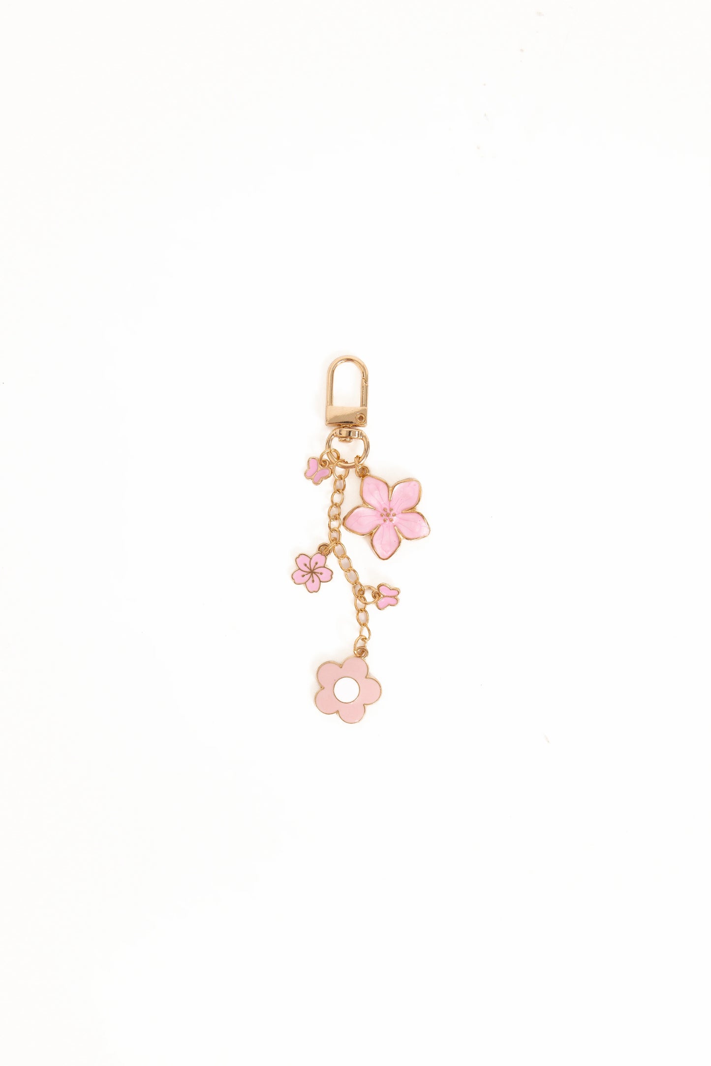 Claudia Flower Key Chain - Pink