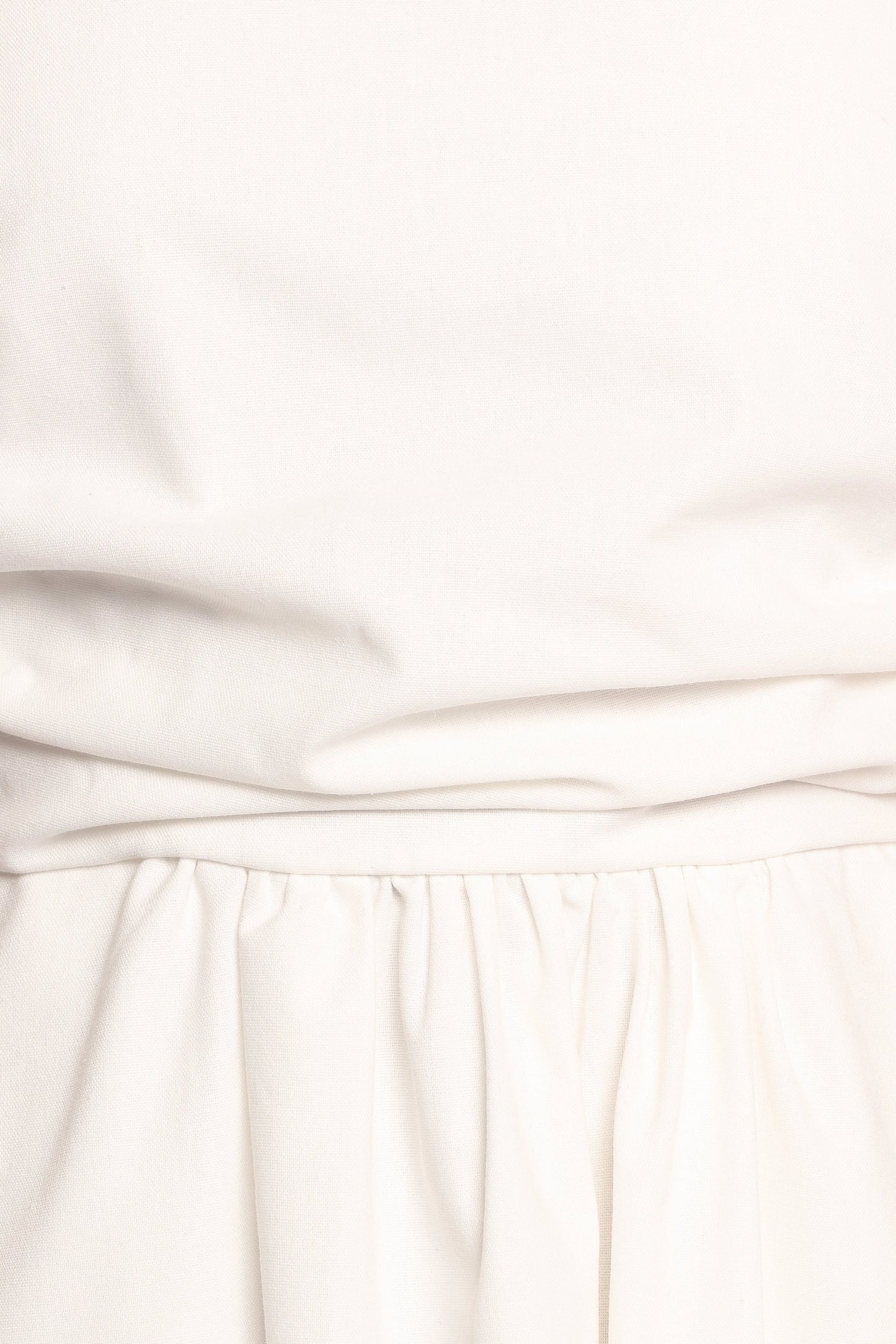 Clo Puff Sleeve Midi Dress - White
