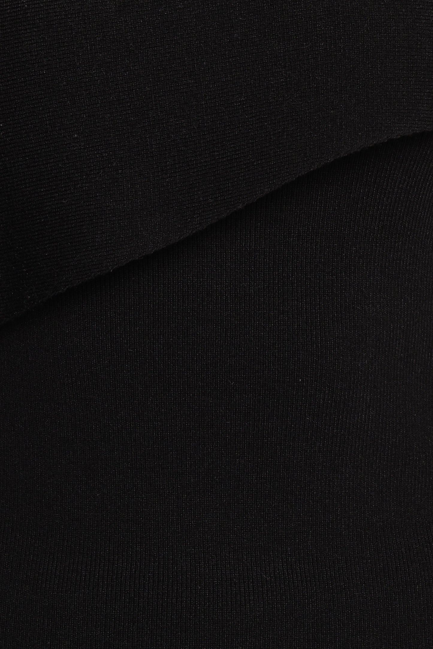Charama Off Shoulder Knit Top - Black