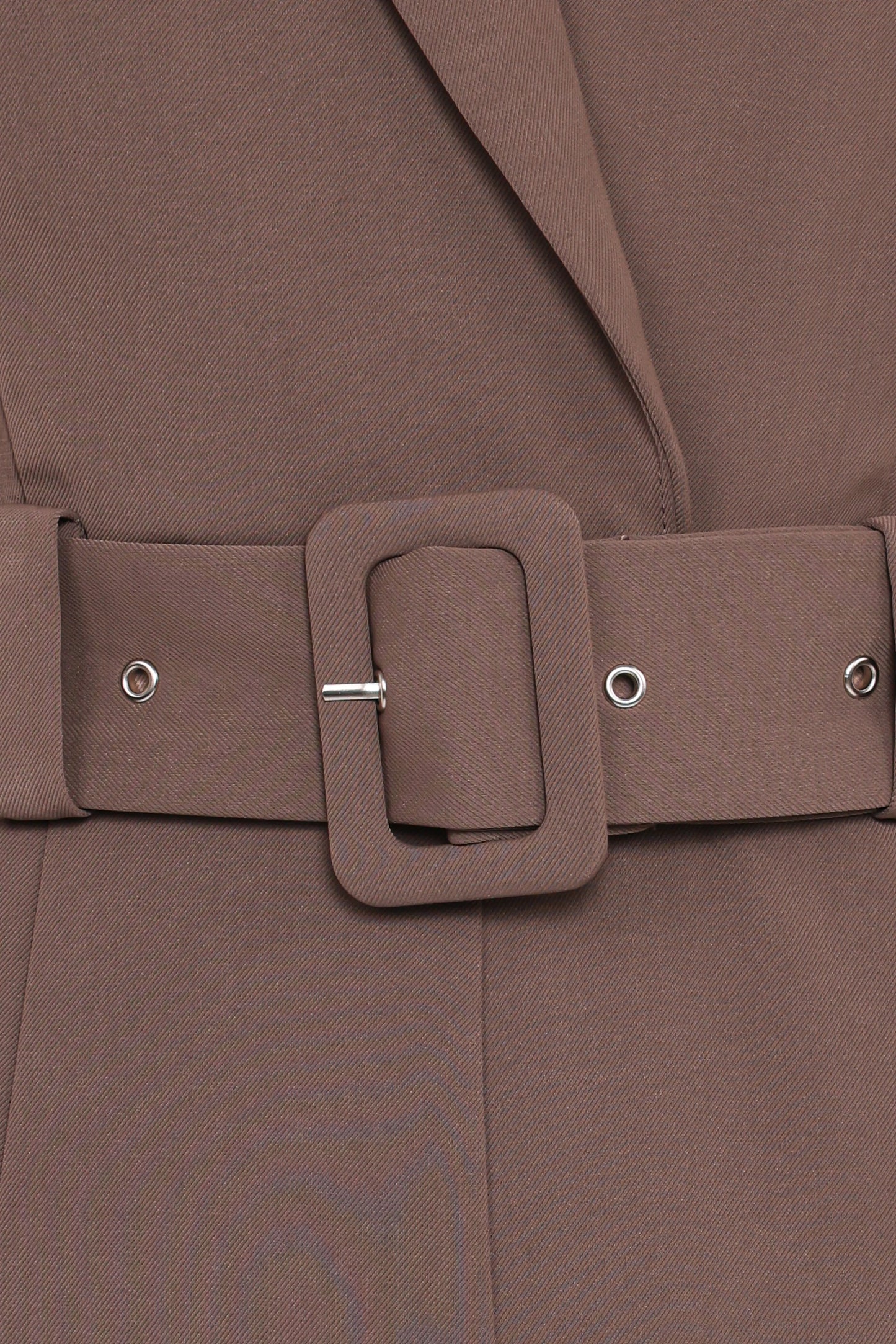 Sienna Belted Jumpsuit - Khaki Brown