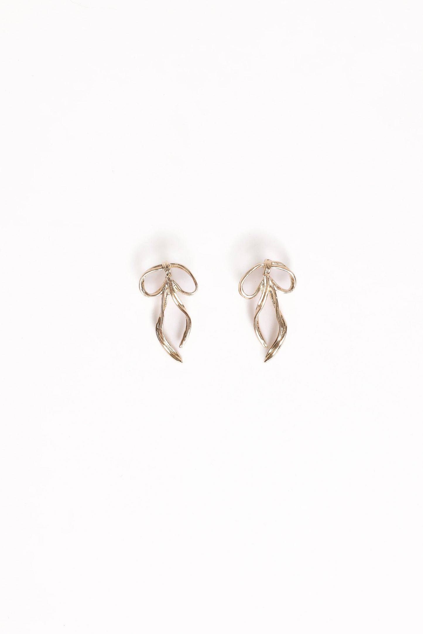 Avery Bow Earrings - Gold