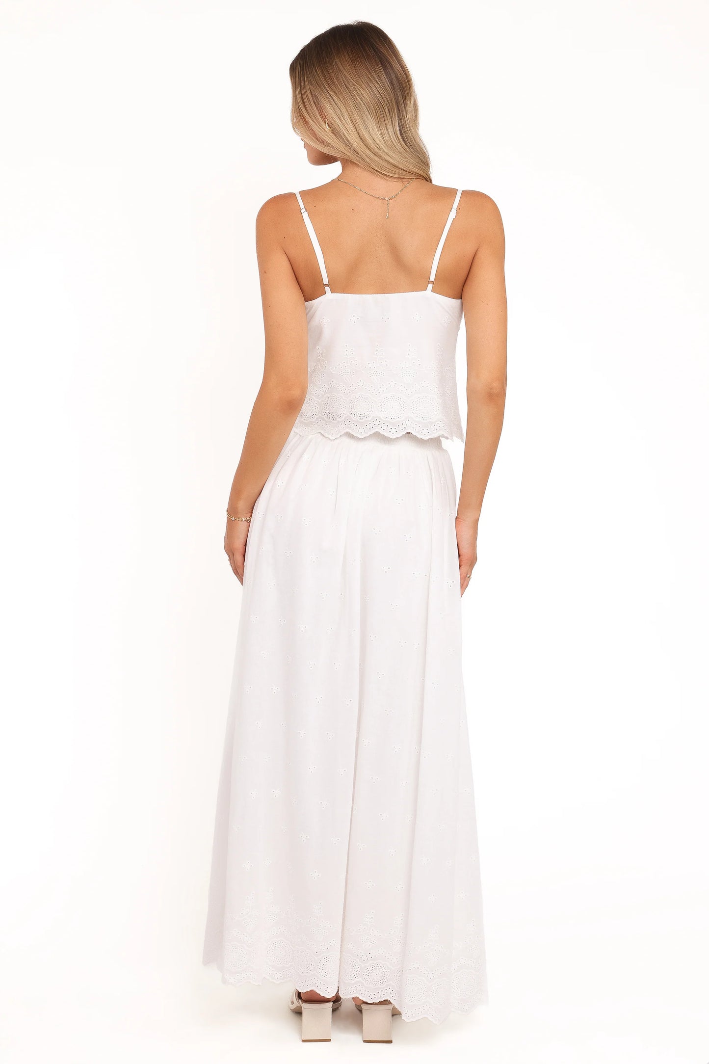 Blaire Skirt Set - White