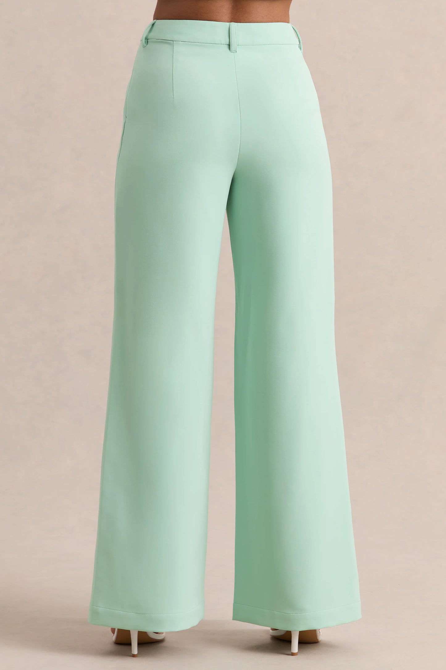 Malou Sage Tailored Trousers