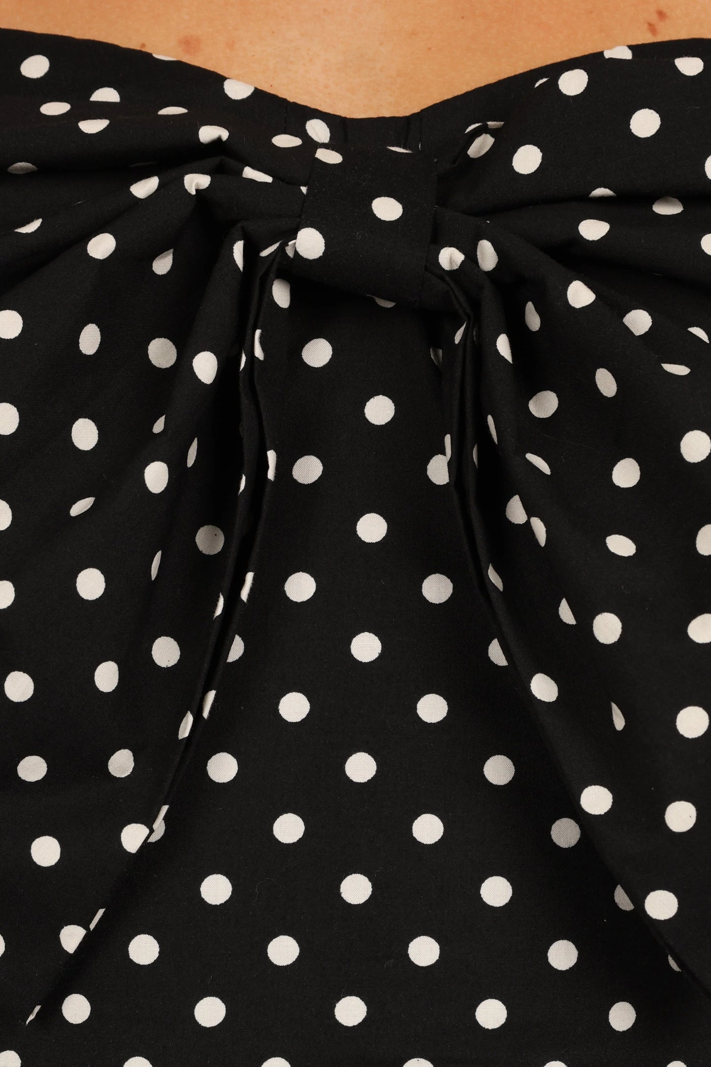 Hailee Maxi Dress - Black Polka Dot