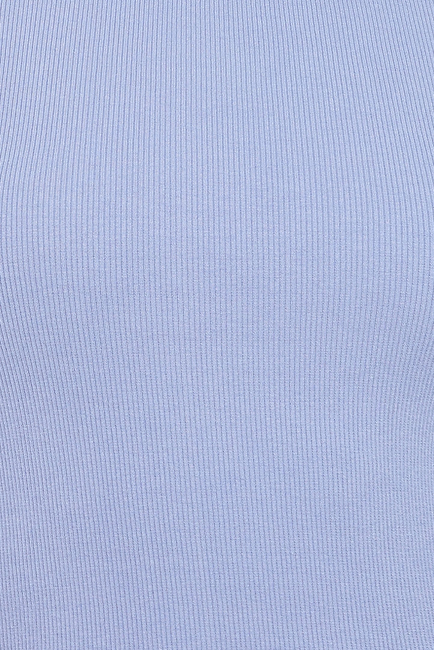 Ari Ribbed Tank Top - Cornflower Blue