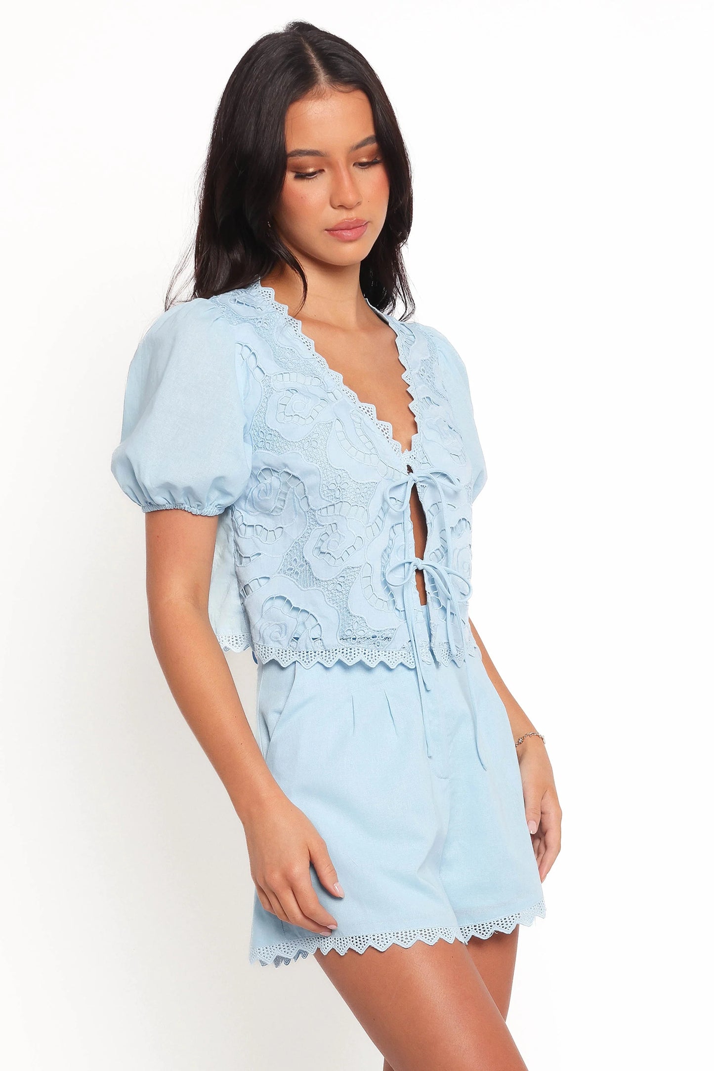 Leina Short Set - Light Blue