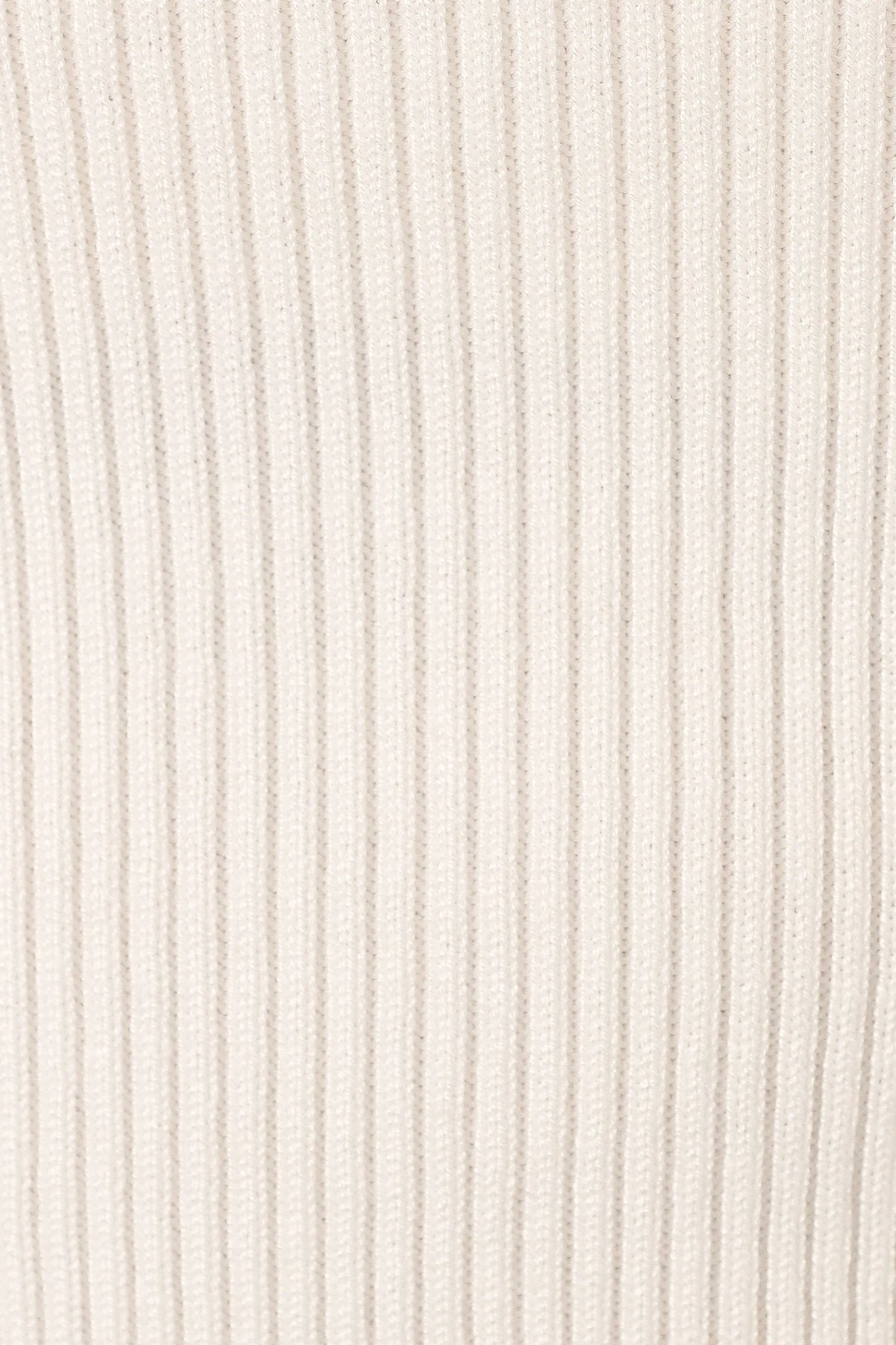 Tammy Ribbed Knit Top - White