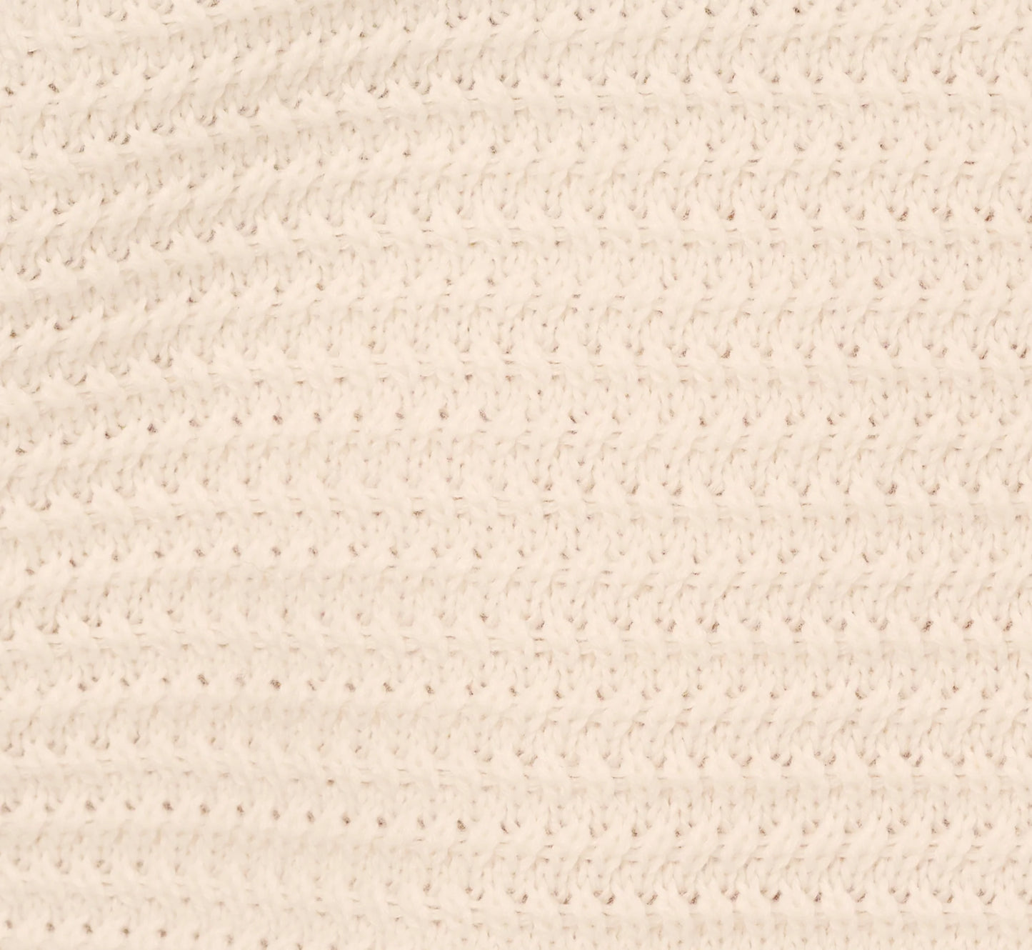 Short Sleeve Collared Cotton Crochet Top In Ivory Blue Moon