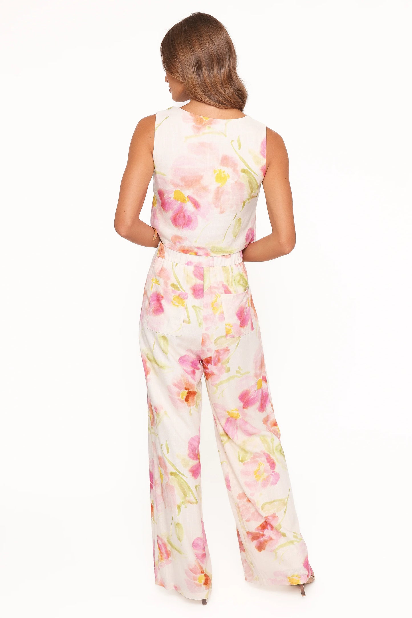 Devlin Pant - Pink Garden Floral