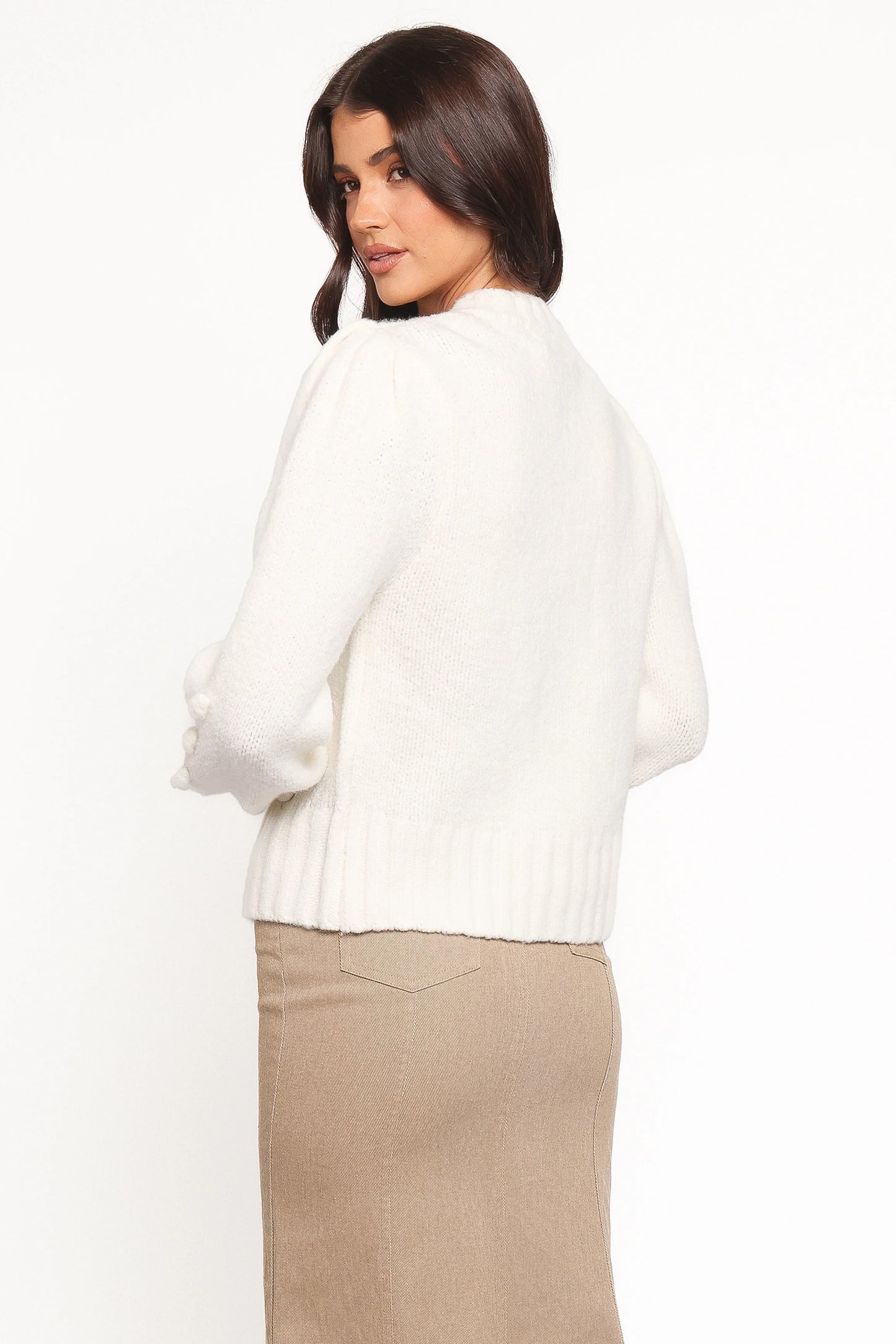 Cleo Floral Cardigan - Cream