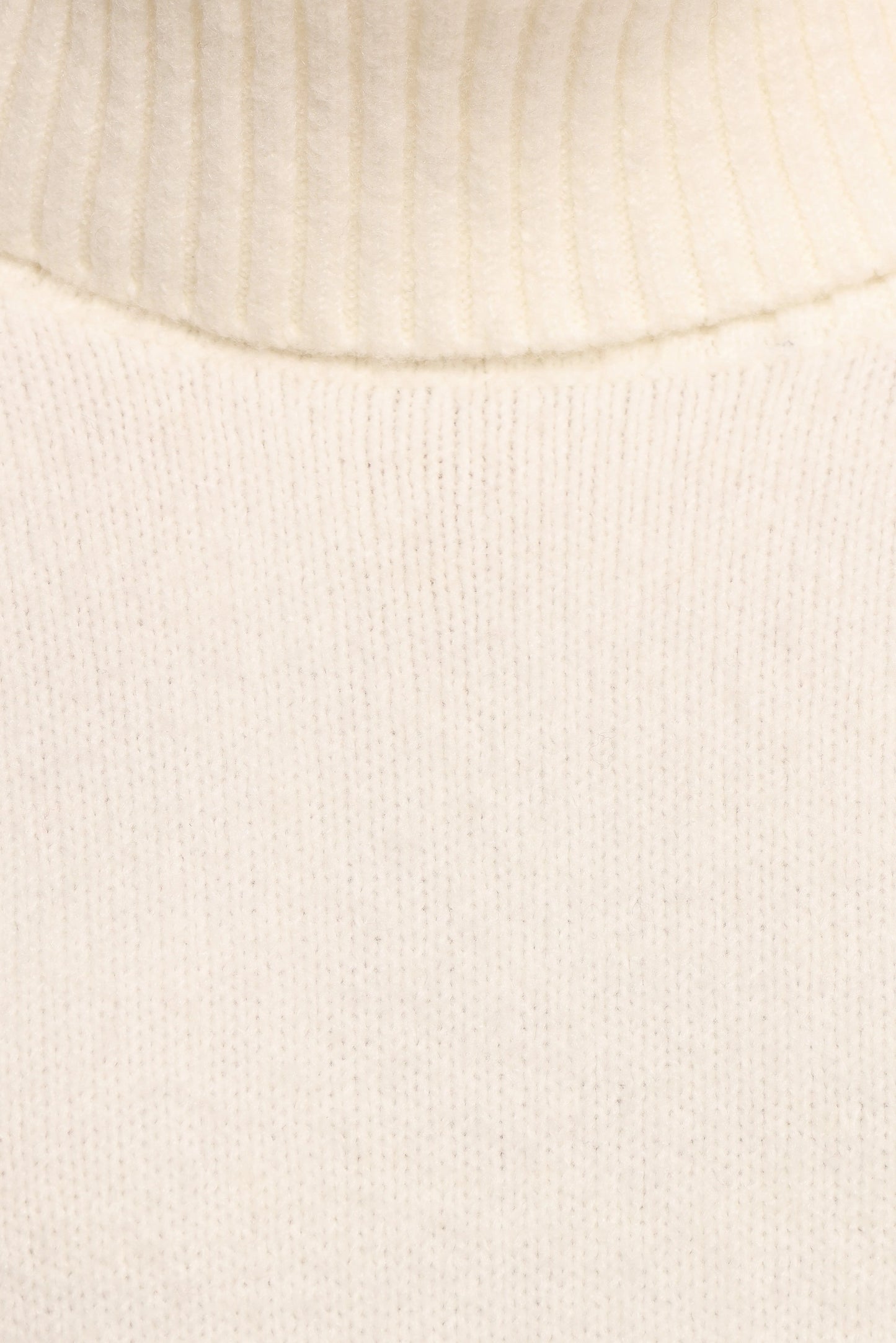 Bindy Cowlneck Knit Sweater - White