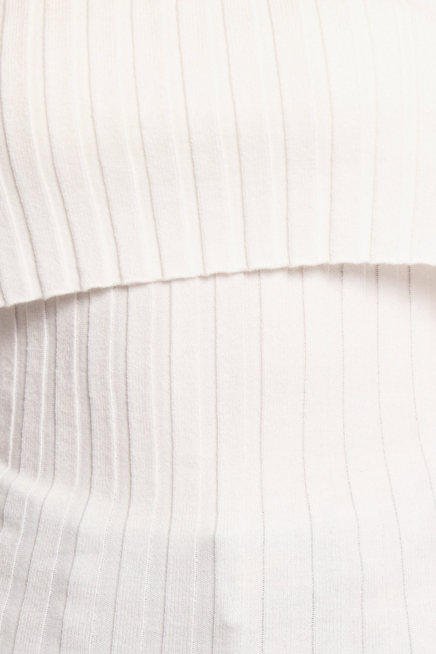 Inora Off Shoulder Knit Top - White