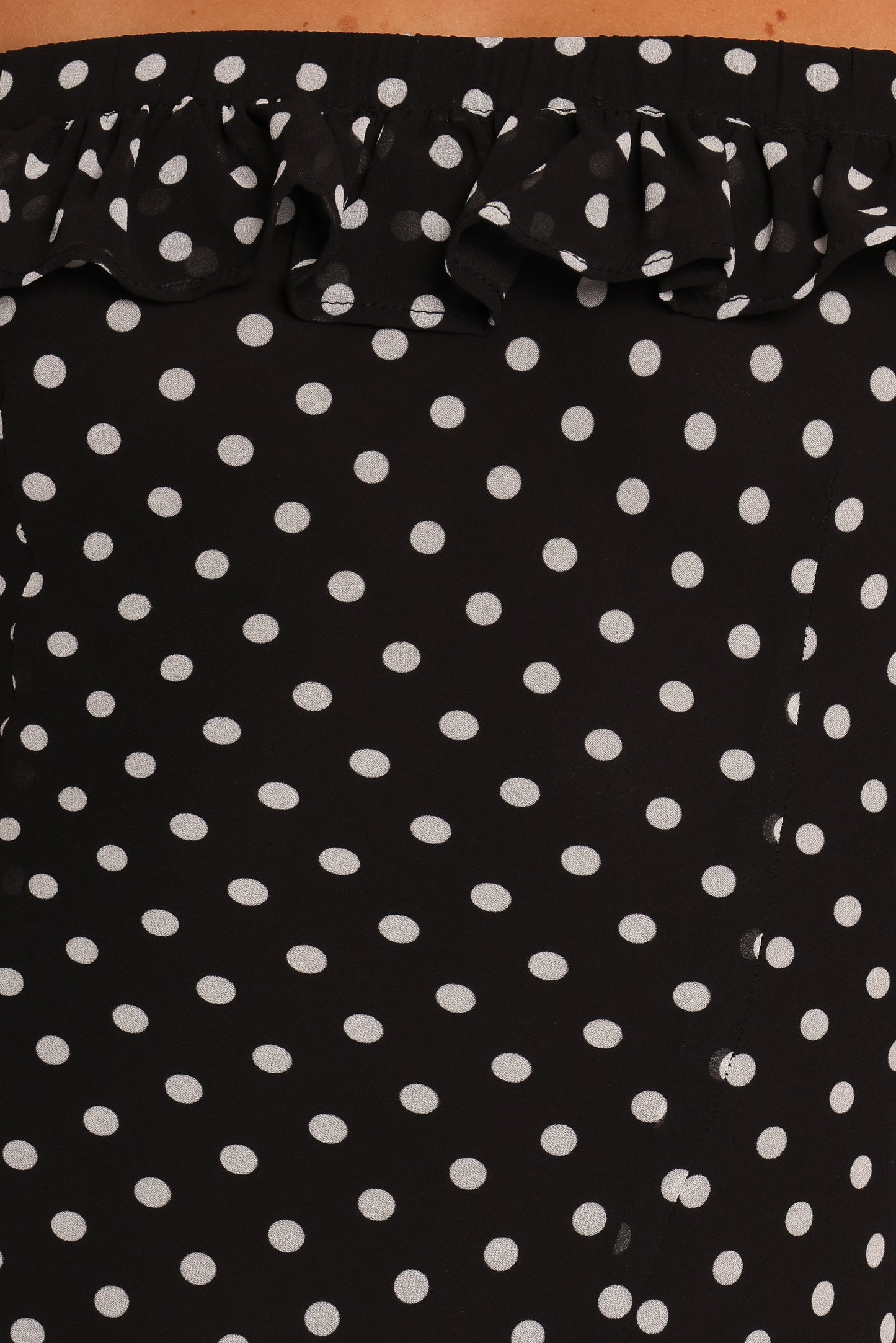 Layana Midi Dress - Black/White