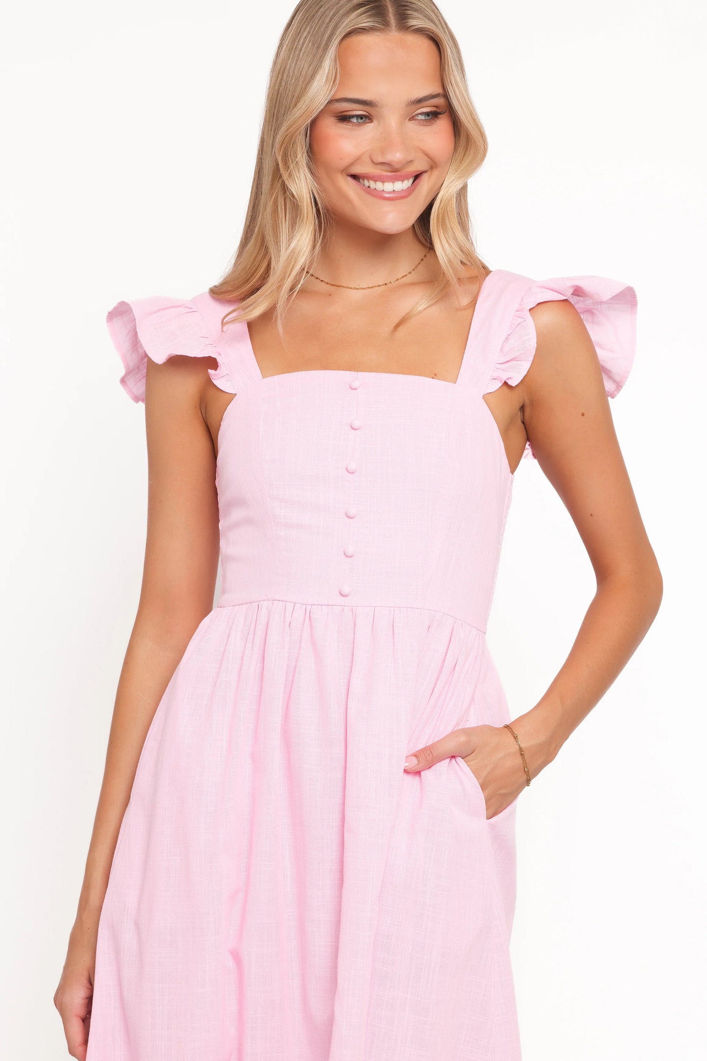Tiarne Midi Dress - Pink