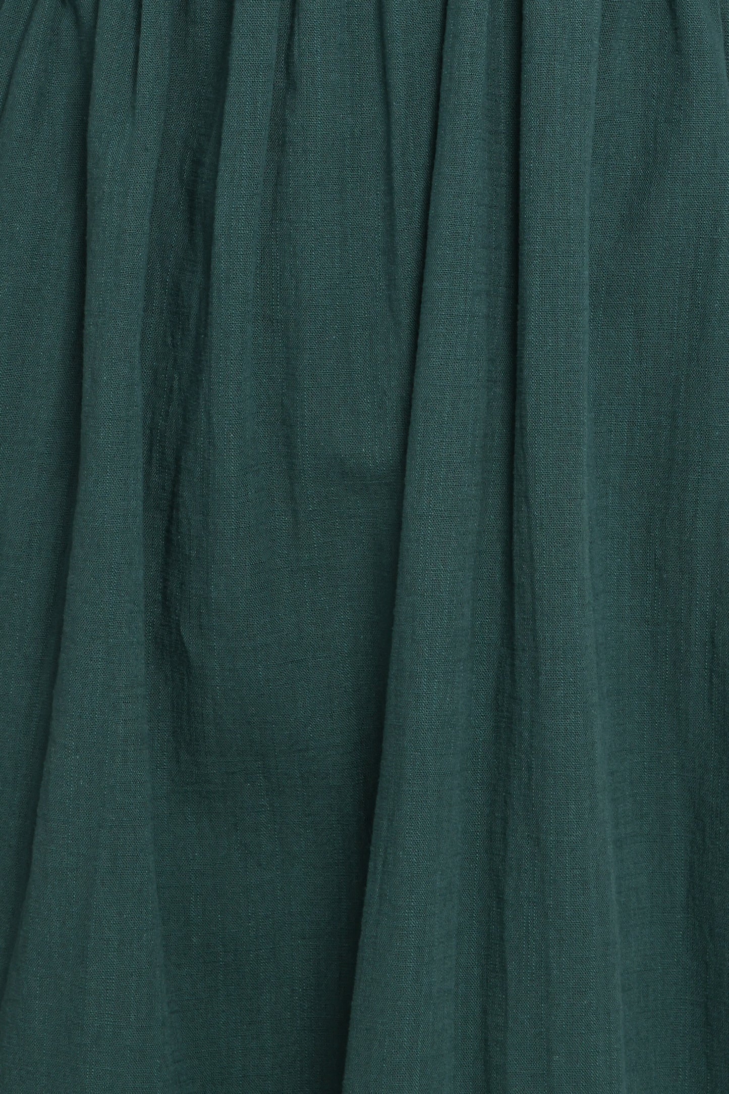 Sullivan Puff Sleeve Maxi Dress - Forest Green