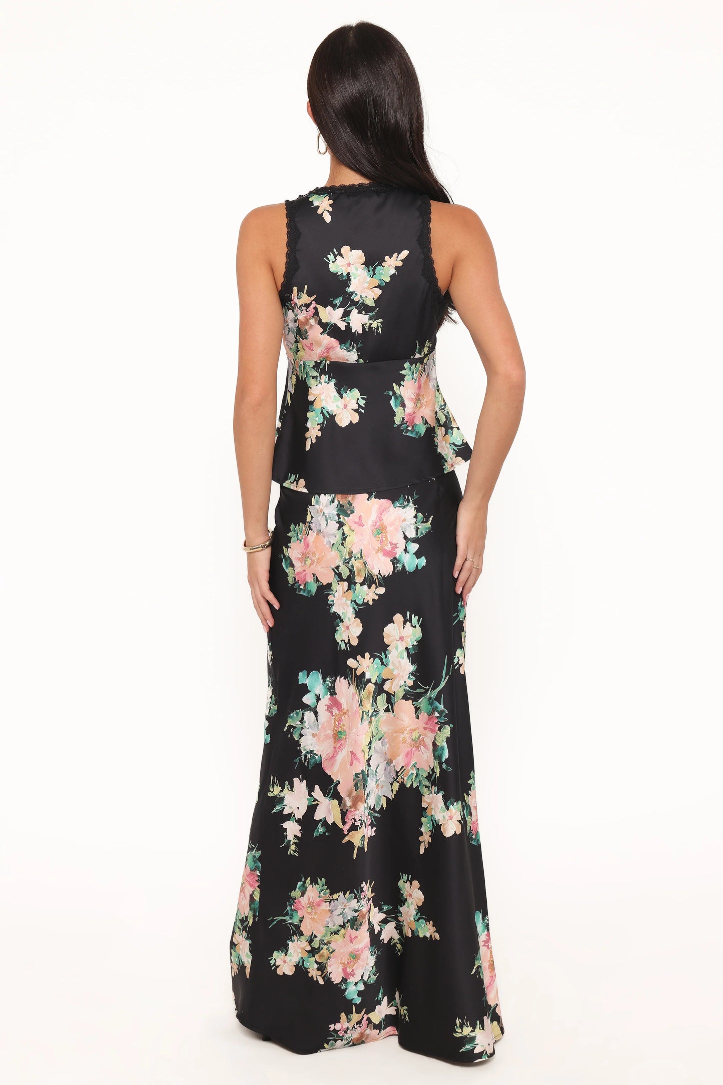 Velman Skirt - Black Floral