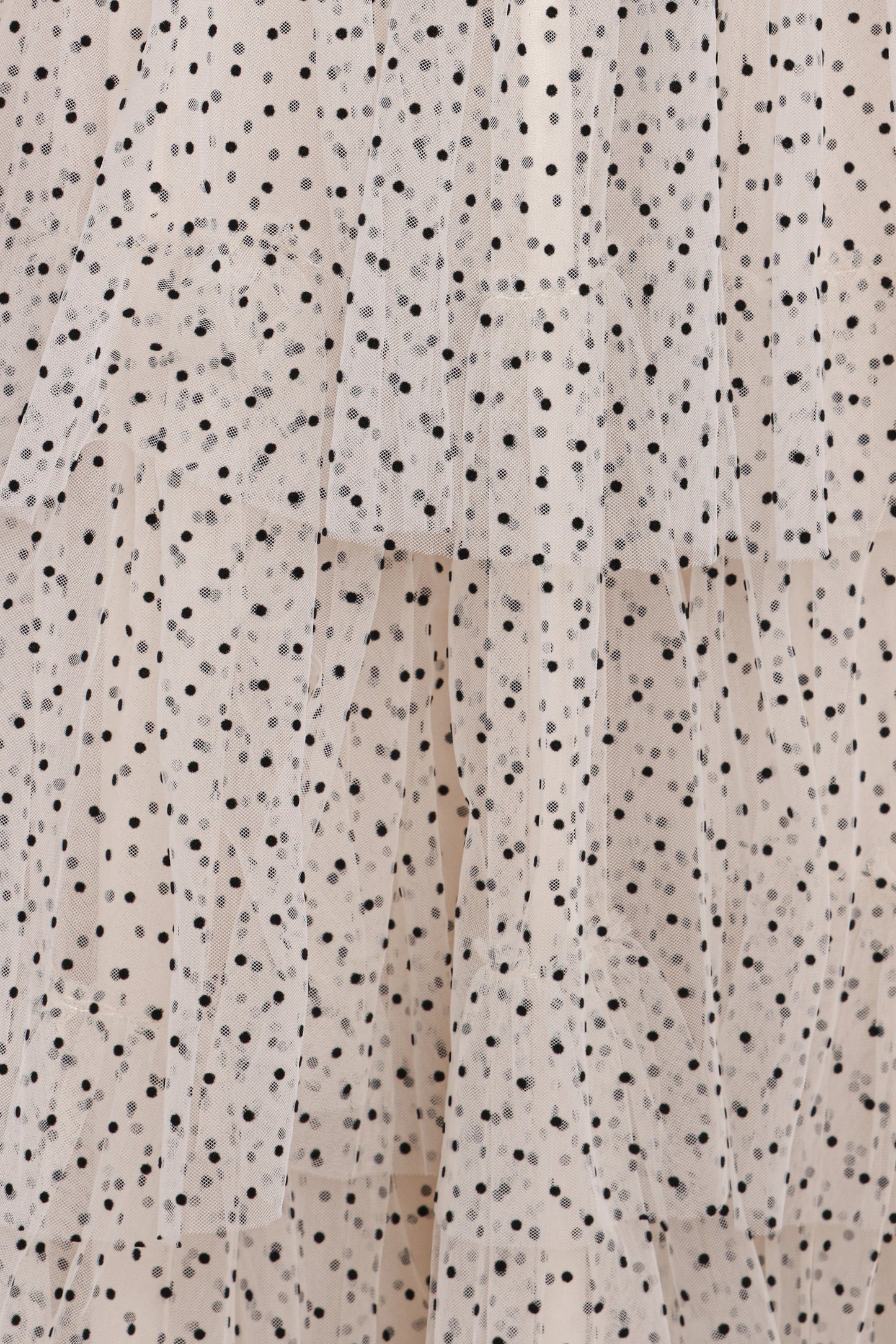 Belle Maxi Dress - Cream Polka Dot