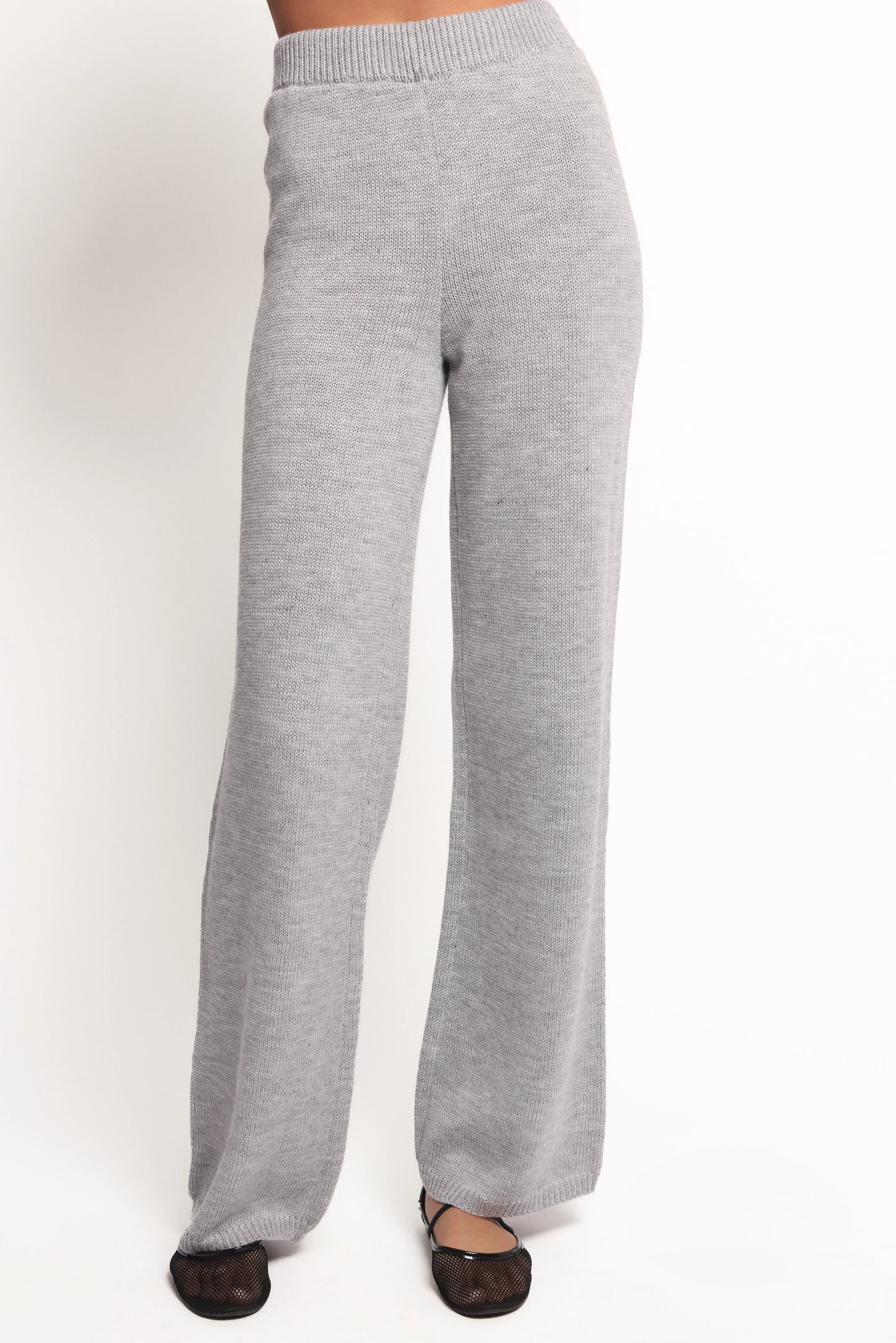 Remii Knit Pant Set - Grey