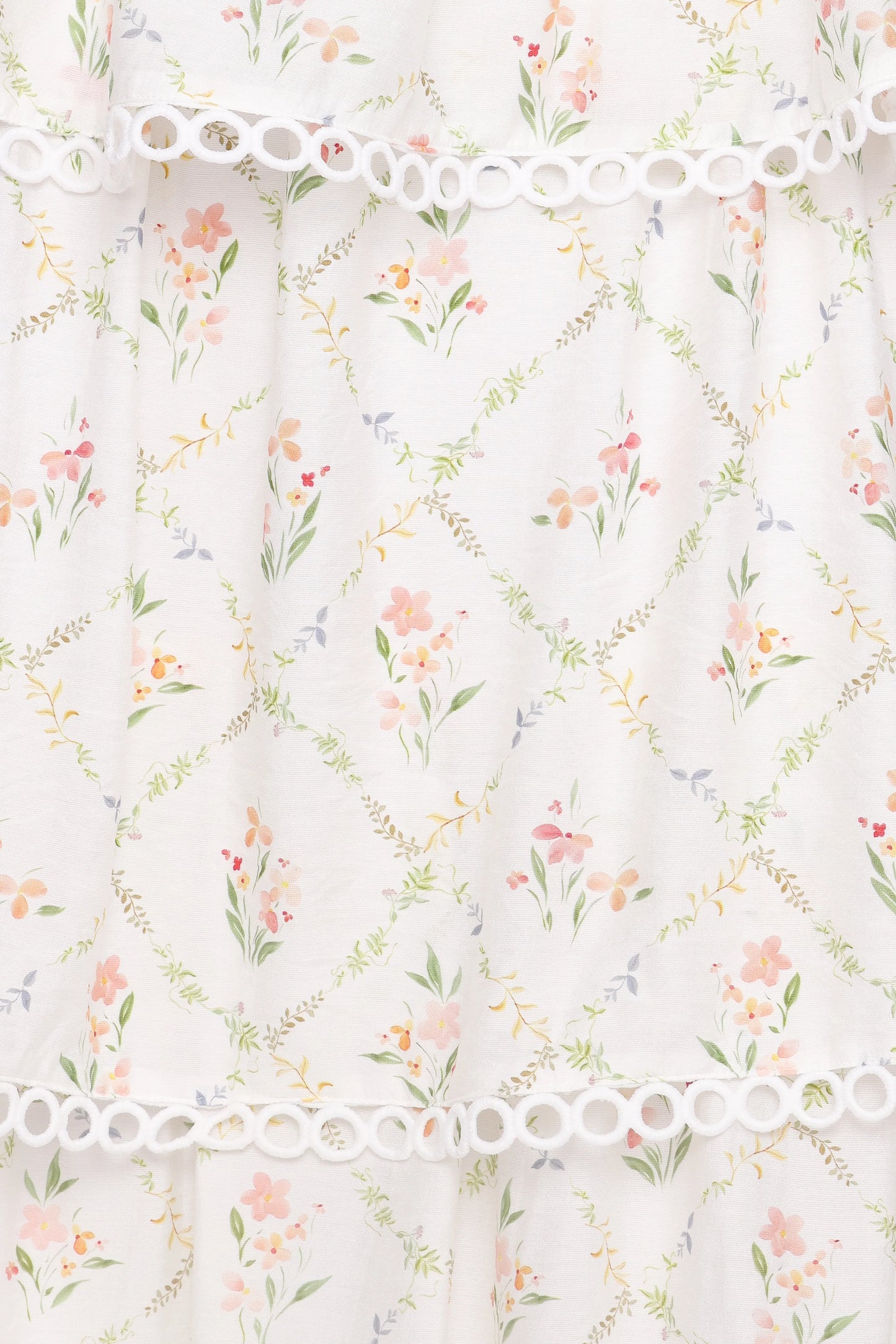 Chapel Maxi Dress - White Vintage Floral