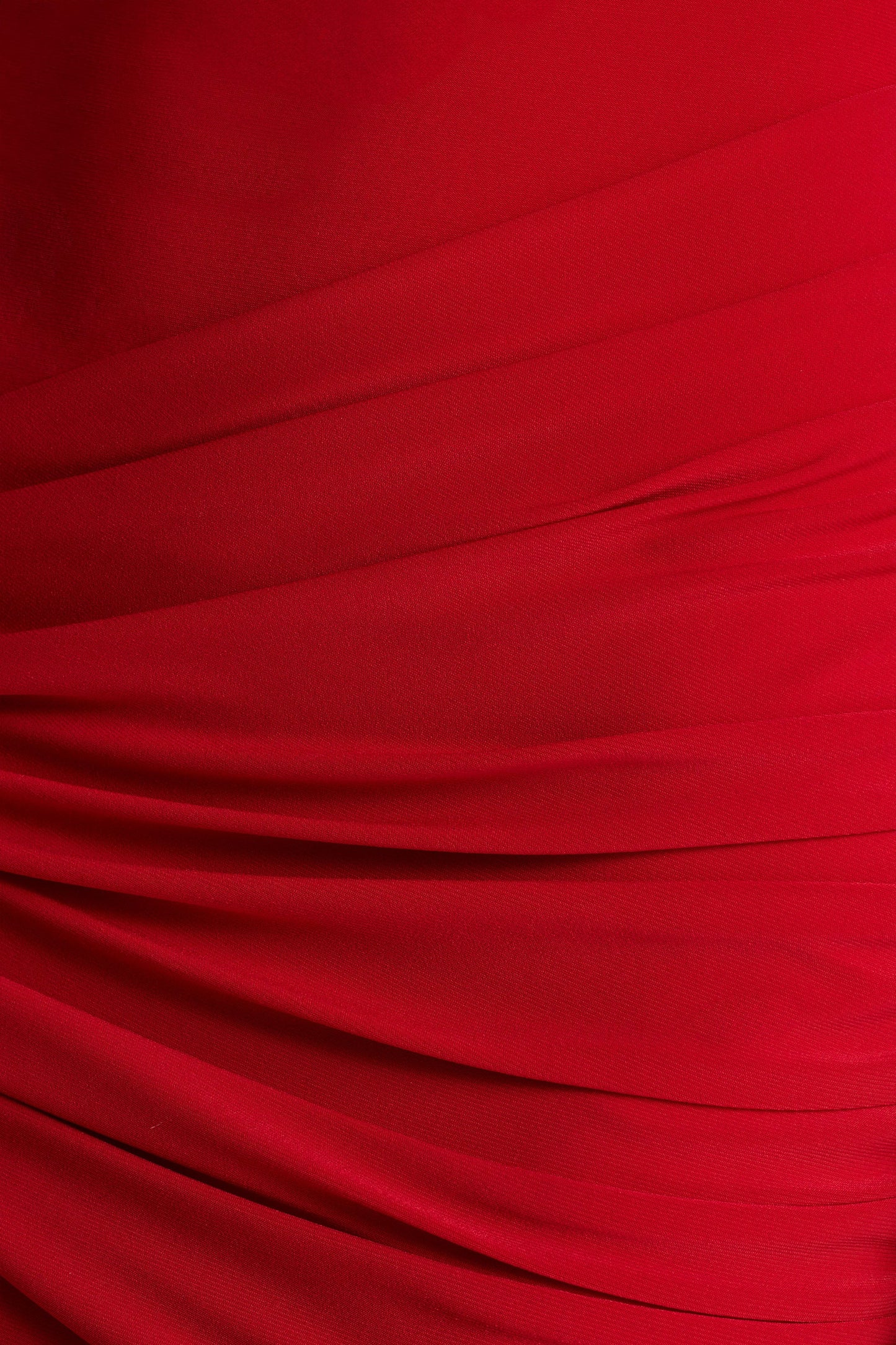 Petronia Red V-Neck Maxi Dress With Wrap-Detail