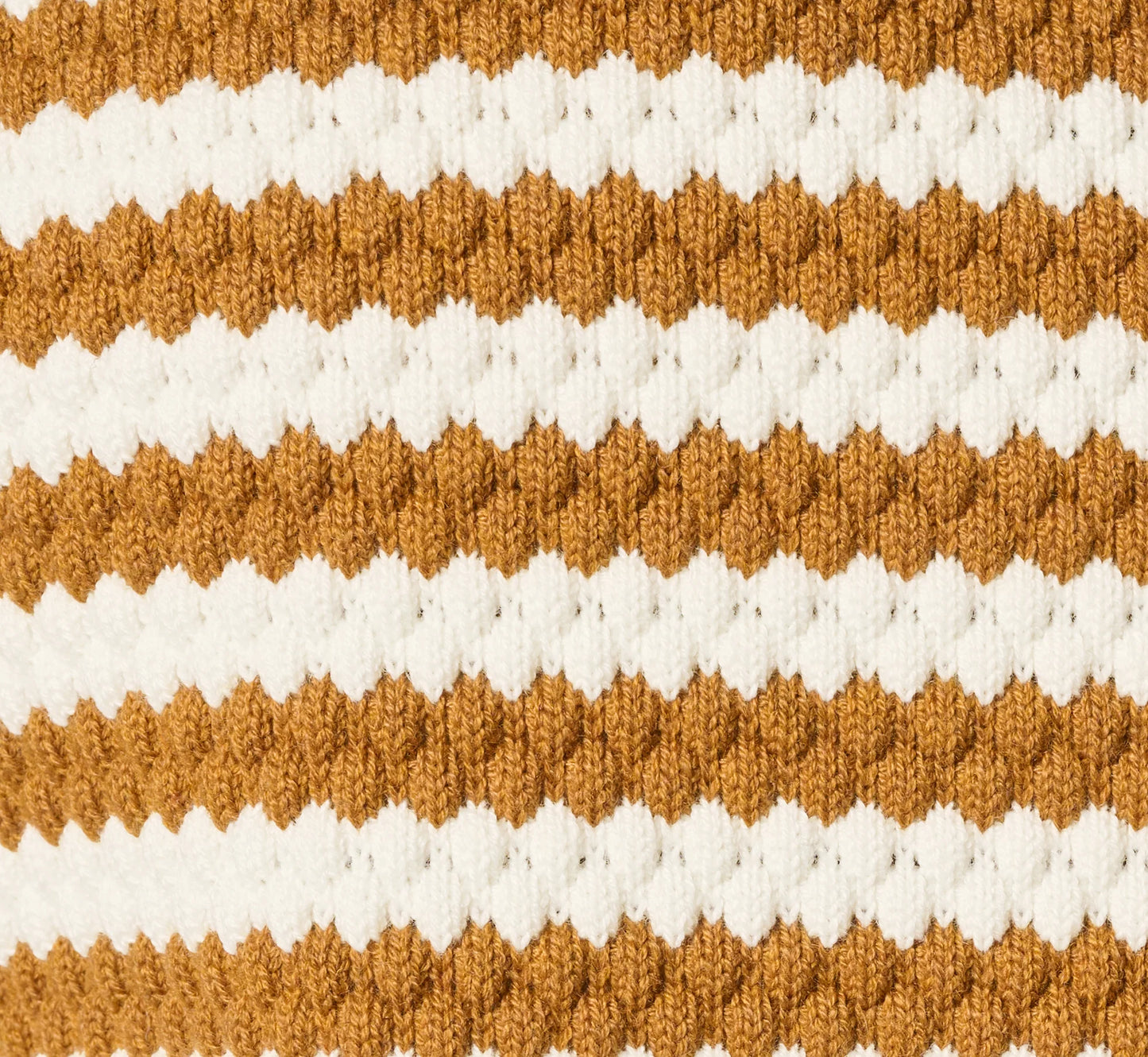 Textured Pullover Sweater Vest In Camel Ivory