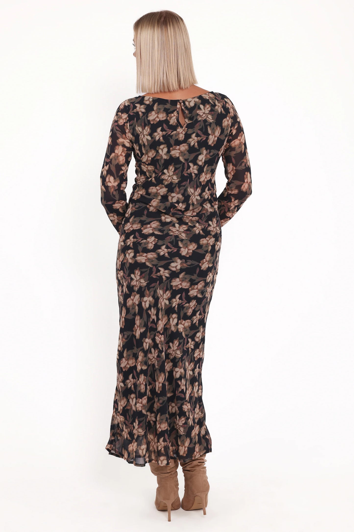 Joran Midi Dress - Fired Bloom