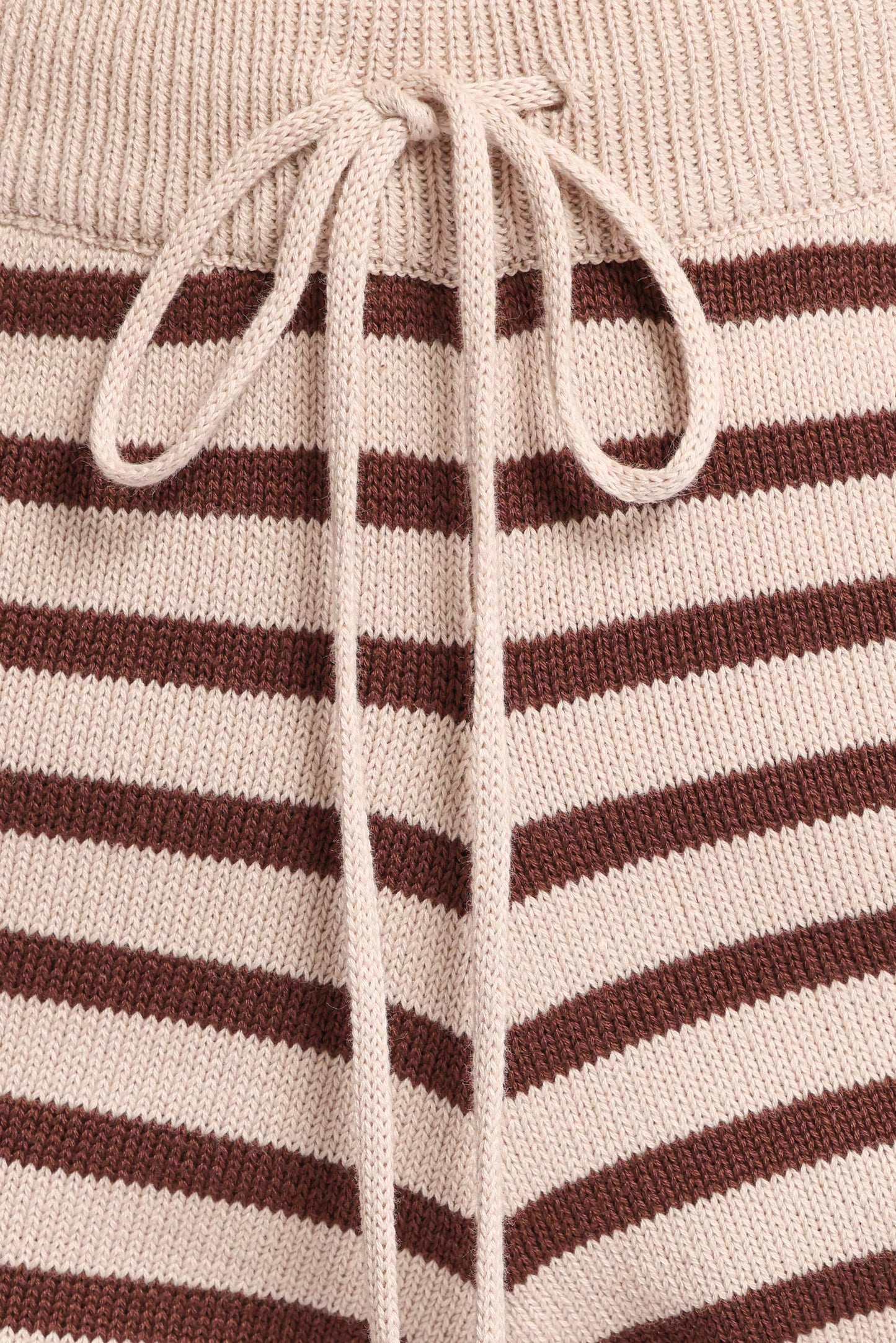 Ilona Knit Set - Brown/Cream