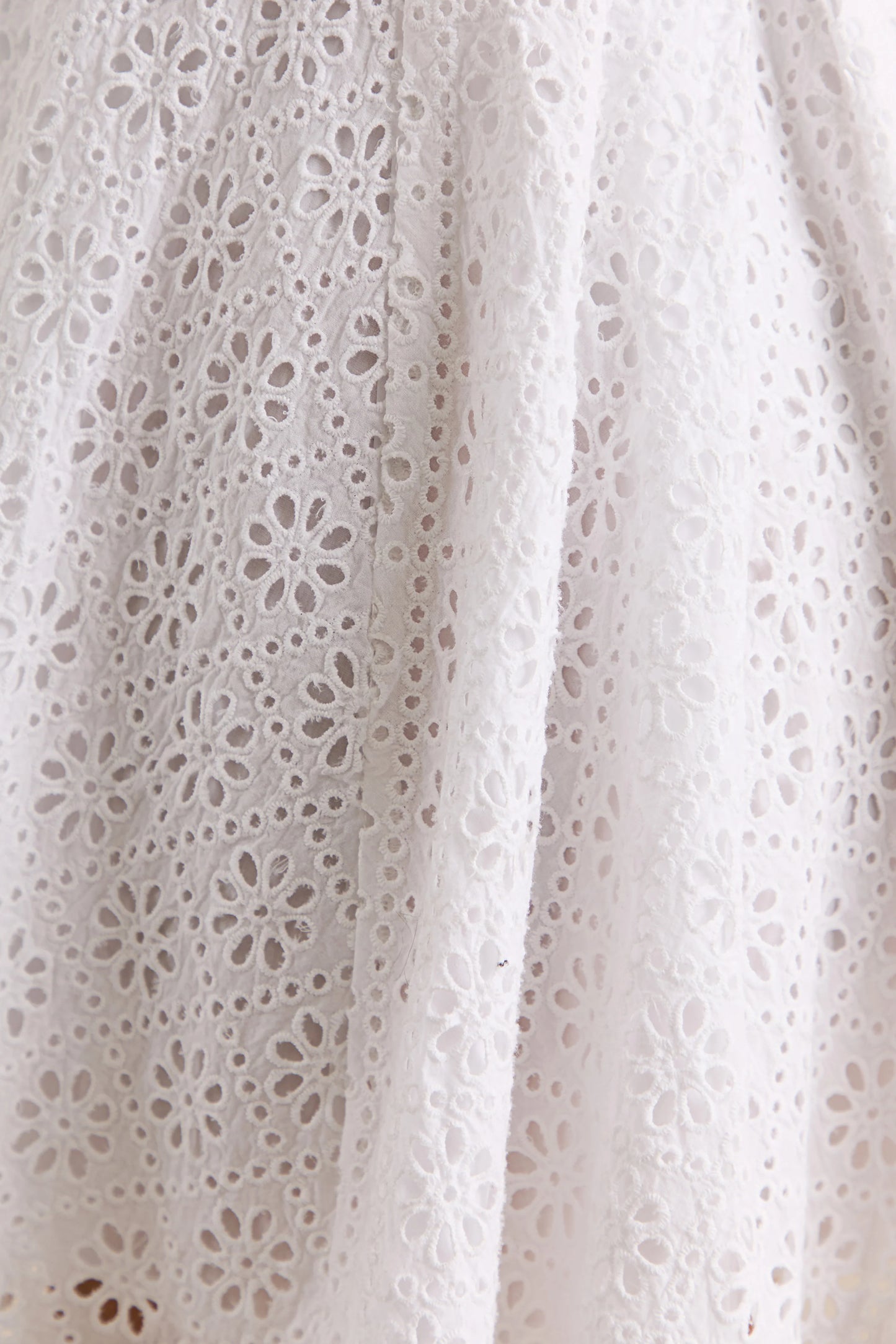 Elina White Square-Neck Mini Dress With Bow Detail