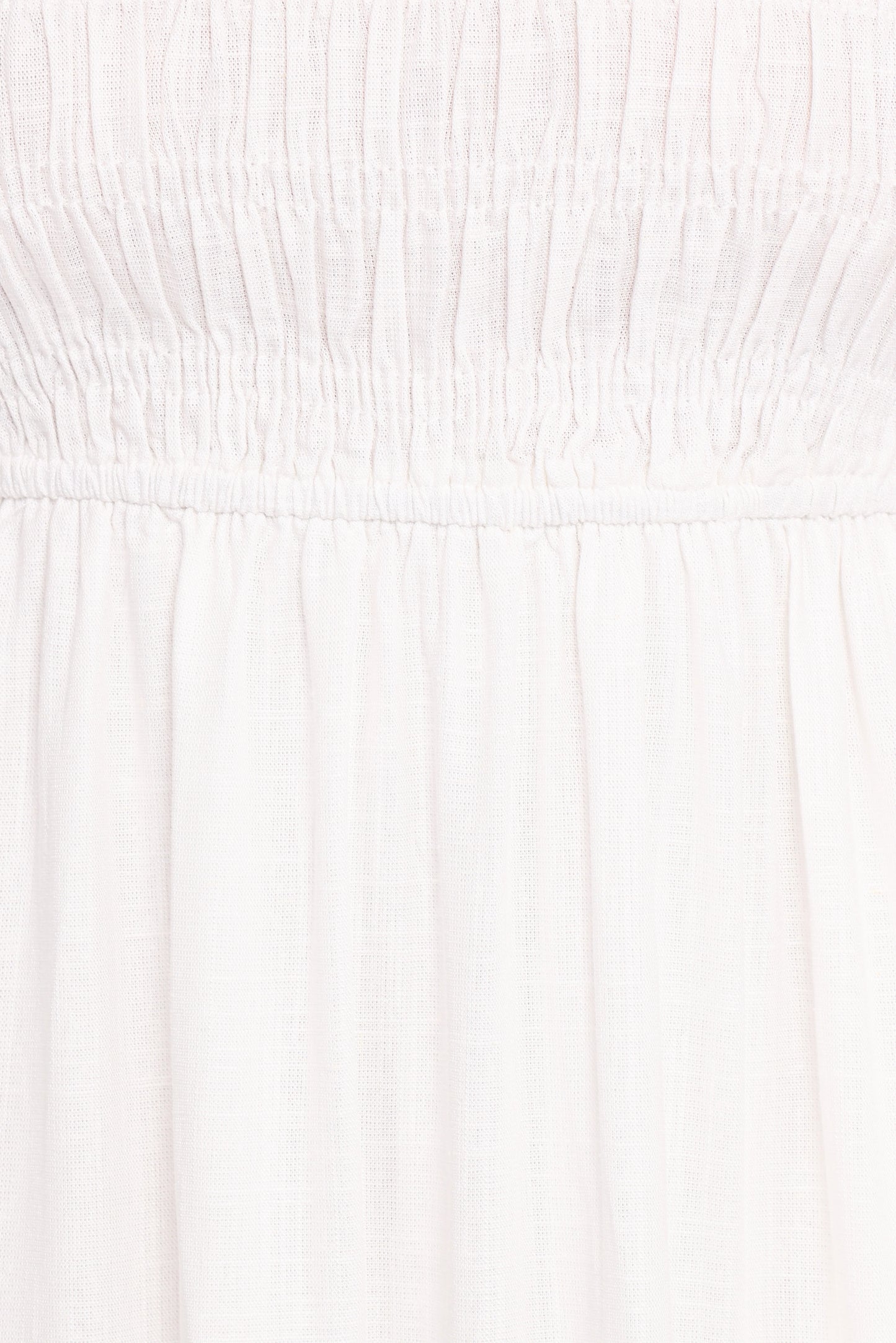 Emari Puff Sleeve Mini Dress - White
