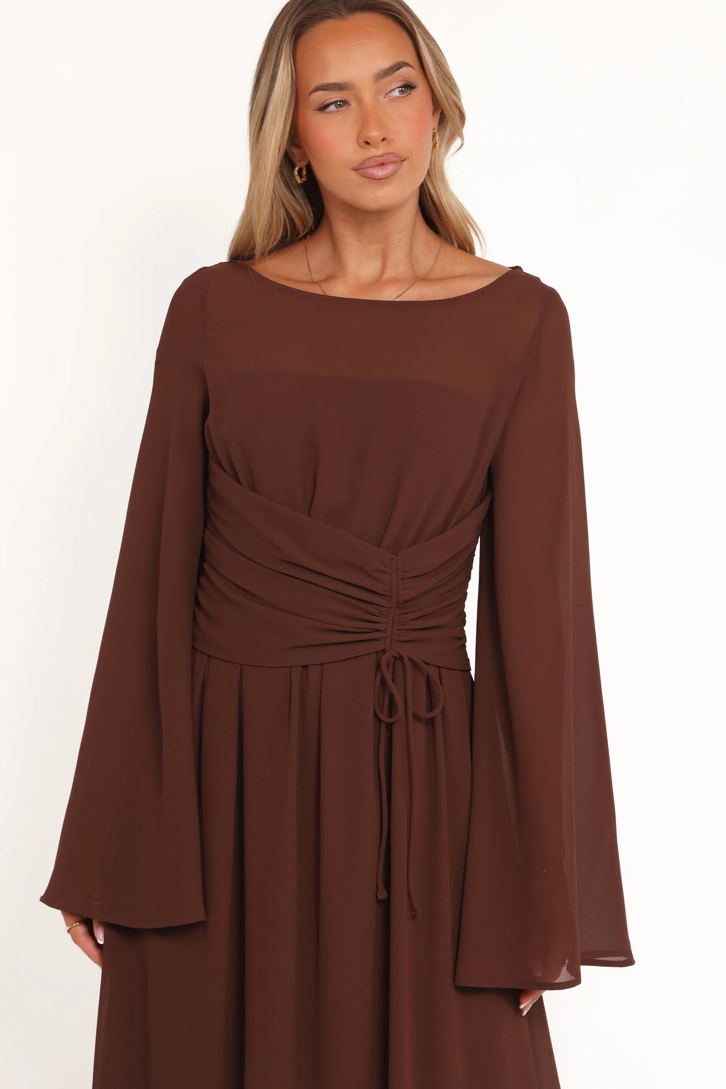 Samara Maxi Dress - Brown